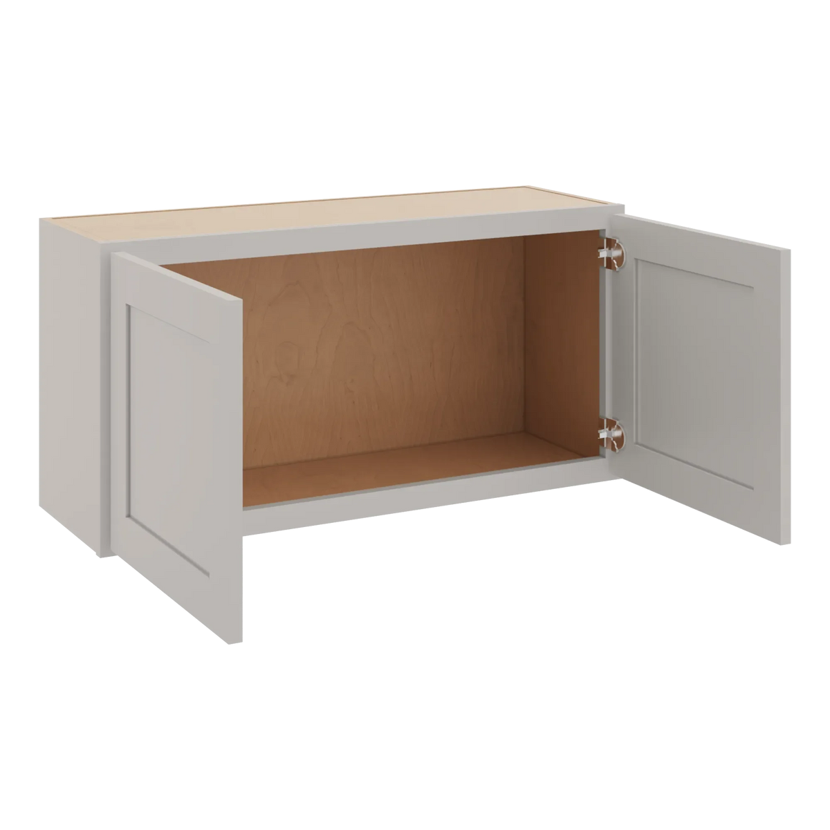 cnc luxor 5 piece misty grey 36 w x 18 h double door wall cabinet