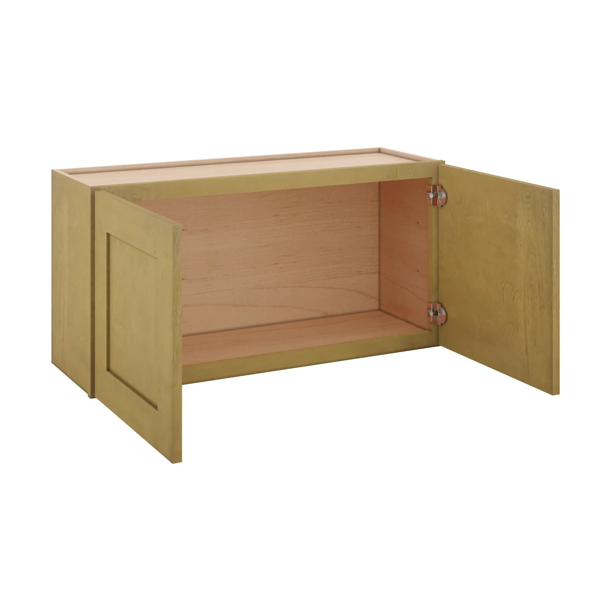 Modernform Cabinet Natural Shaker 36" W X 18" H X 12" D Double Door Wall Cabinet