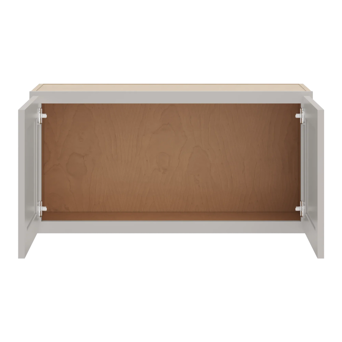 cnc luxor 5 piece misty grey 36 w x 18 h double door wall cabinet
