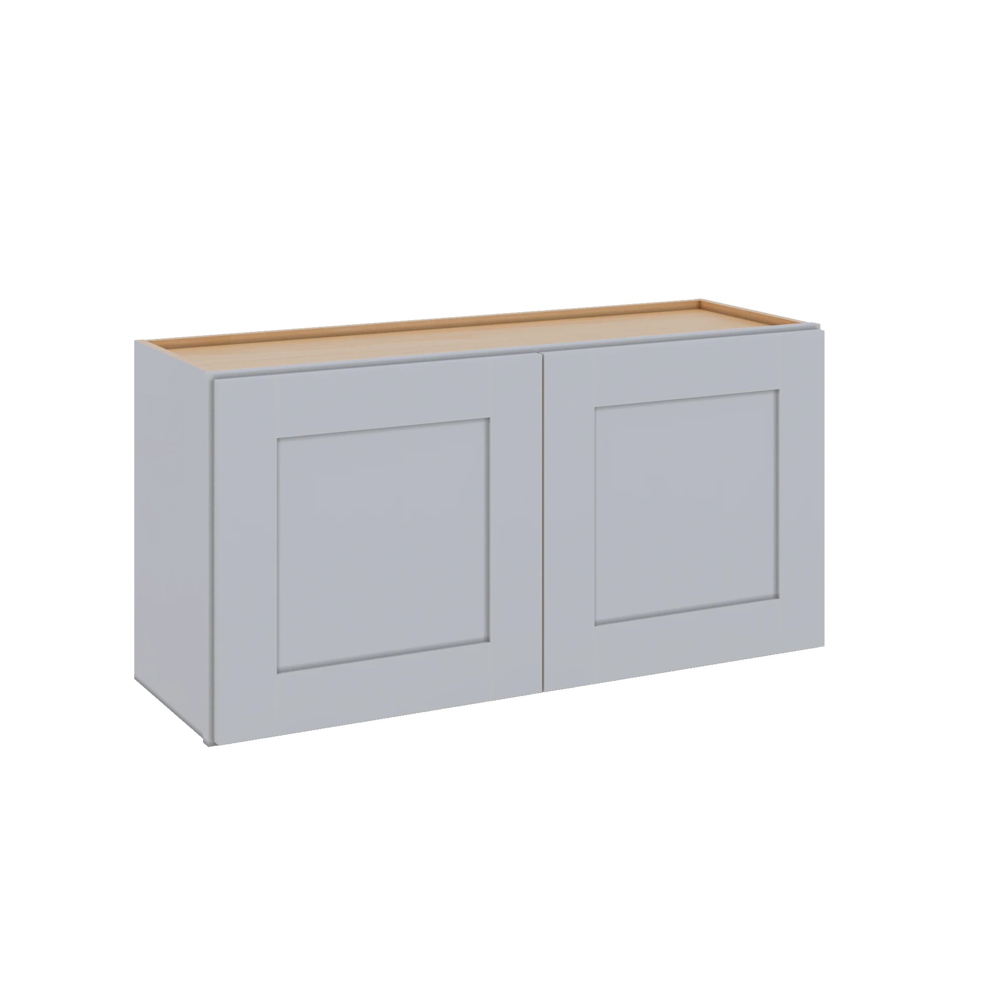Modernform Cabinet Grey Shaker 36" W X 18" H X 12" D Double Door Wall Cabinet