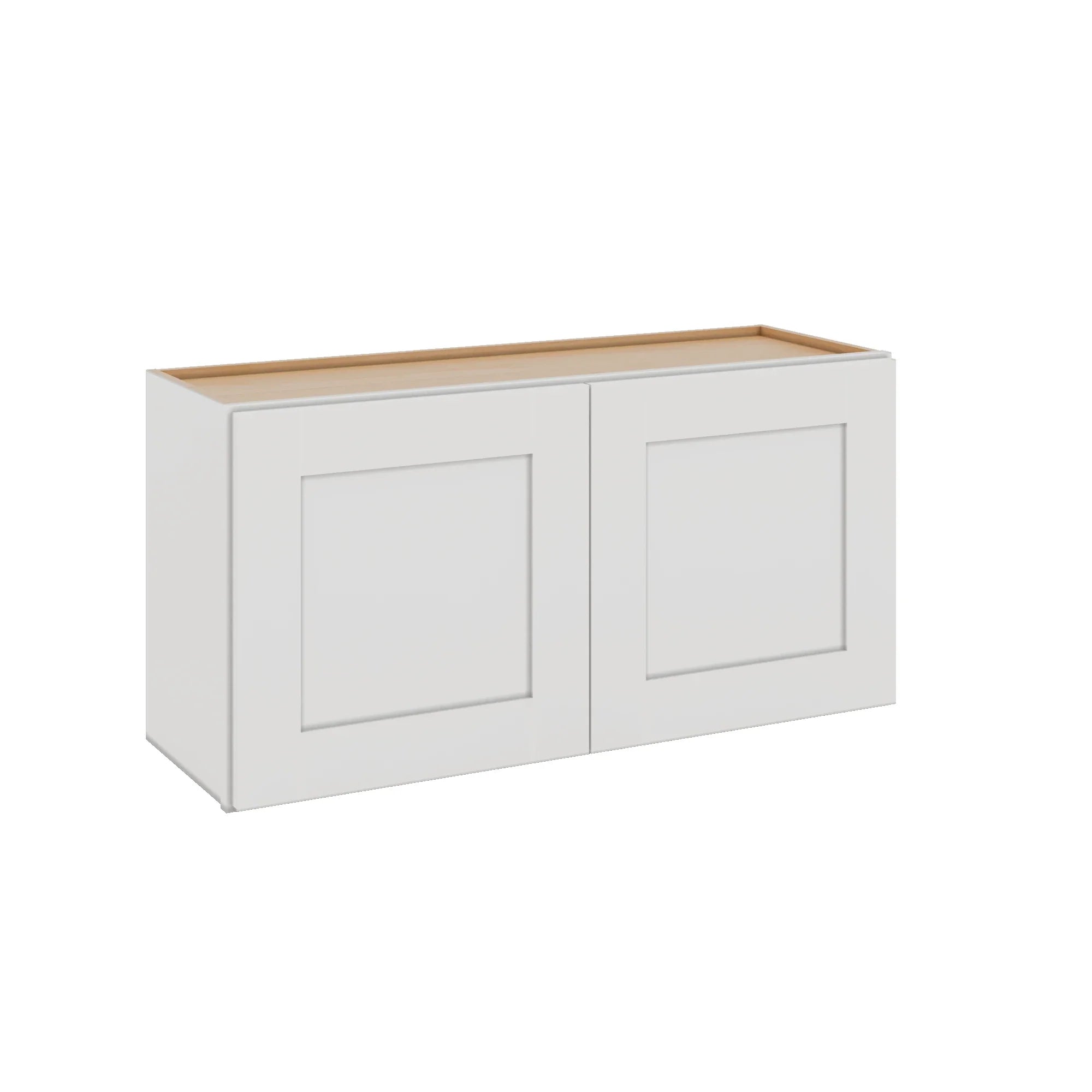 Modernform Cabinet White Shaker 36" W X 18" H X 12" D Double Door Wall Cabinet