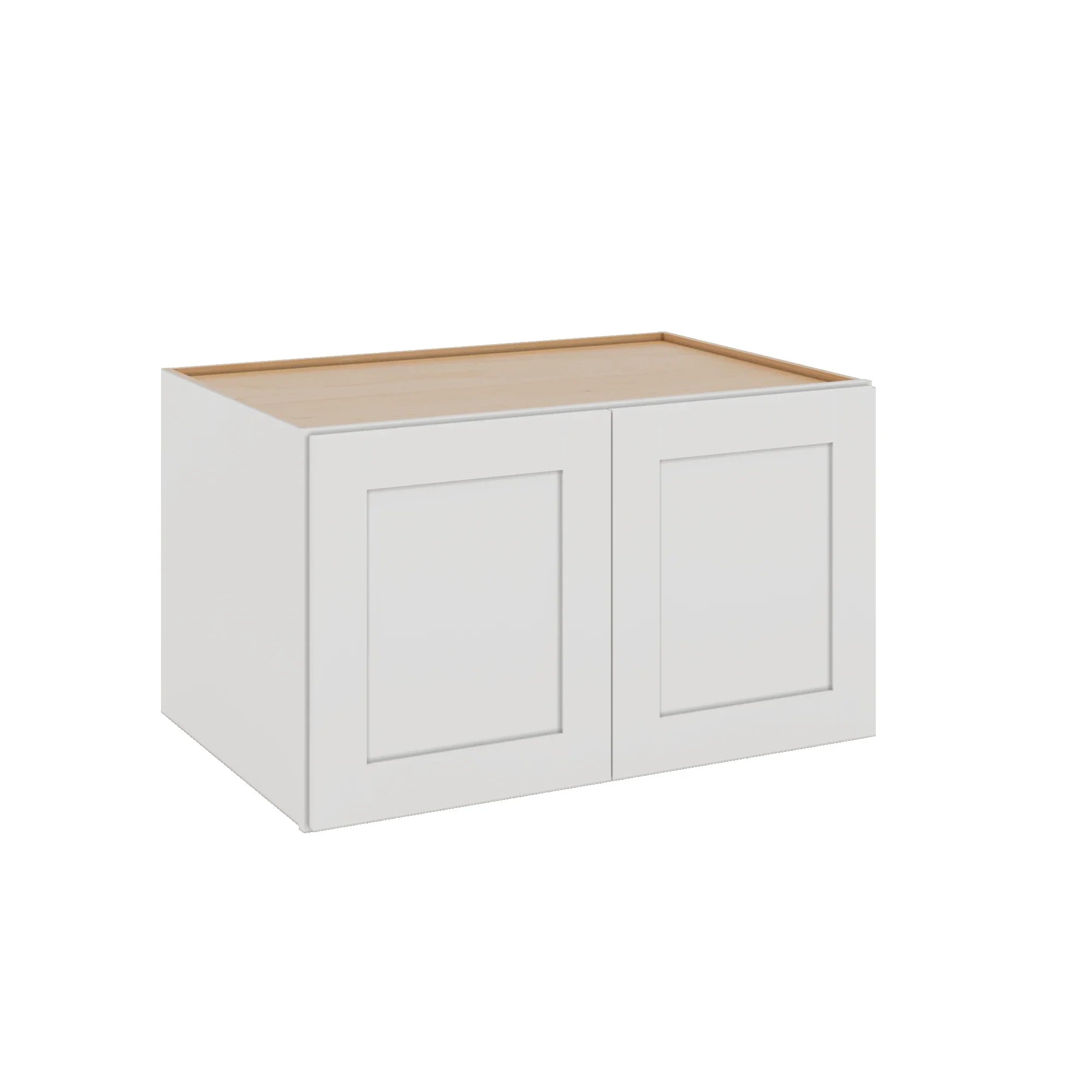Modernform Cabinet White Shaker 36" W X 21" H X 24" D Double Door Wall Cabinet