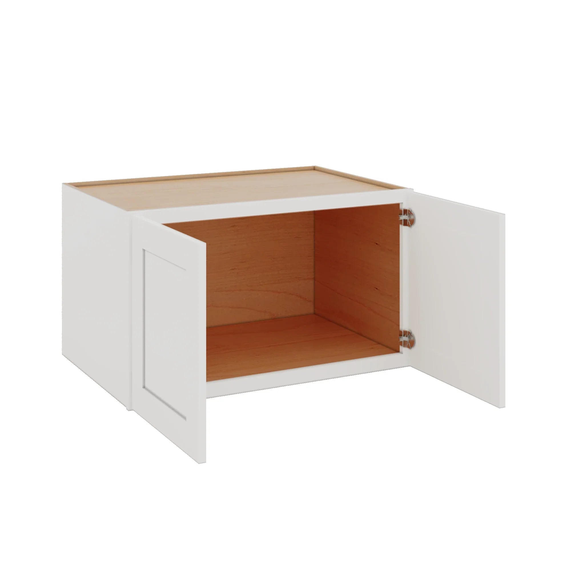 Modernform Cabinet White Shaker 36" W X 21" H X 24" D Double Door Wall Cabinet
