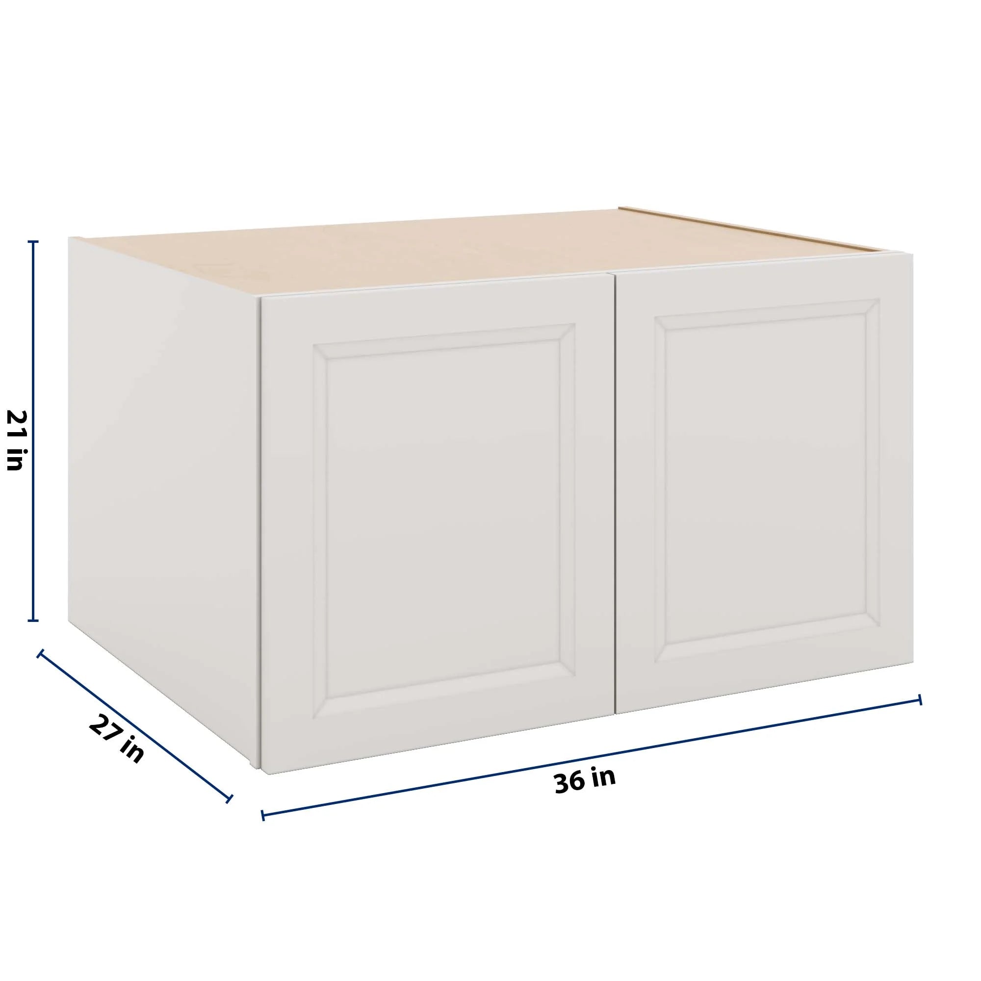 J&K Pure B5 Refrigerator Wall Cabinet - 36" W x 21" H x 27" D