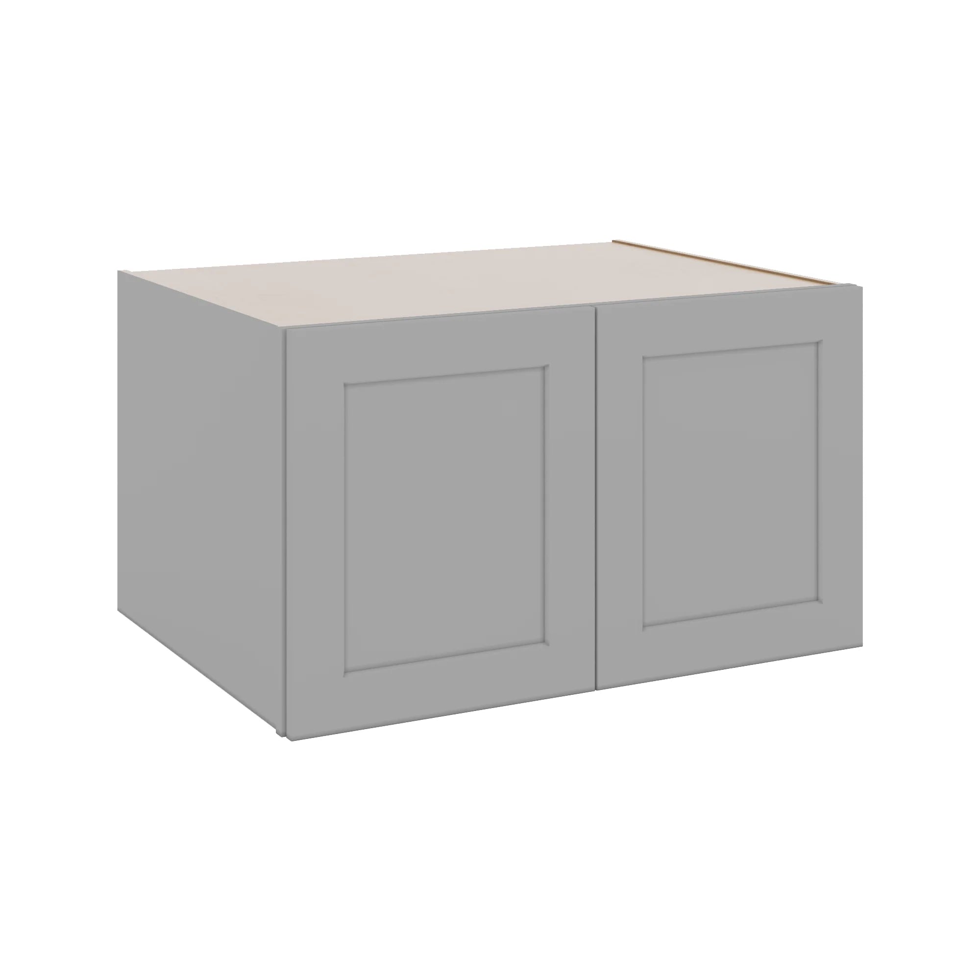 J&K Castle Grey S5 Refrigerator Wall Cabinet - 36" W x 21" H x 27" D