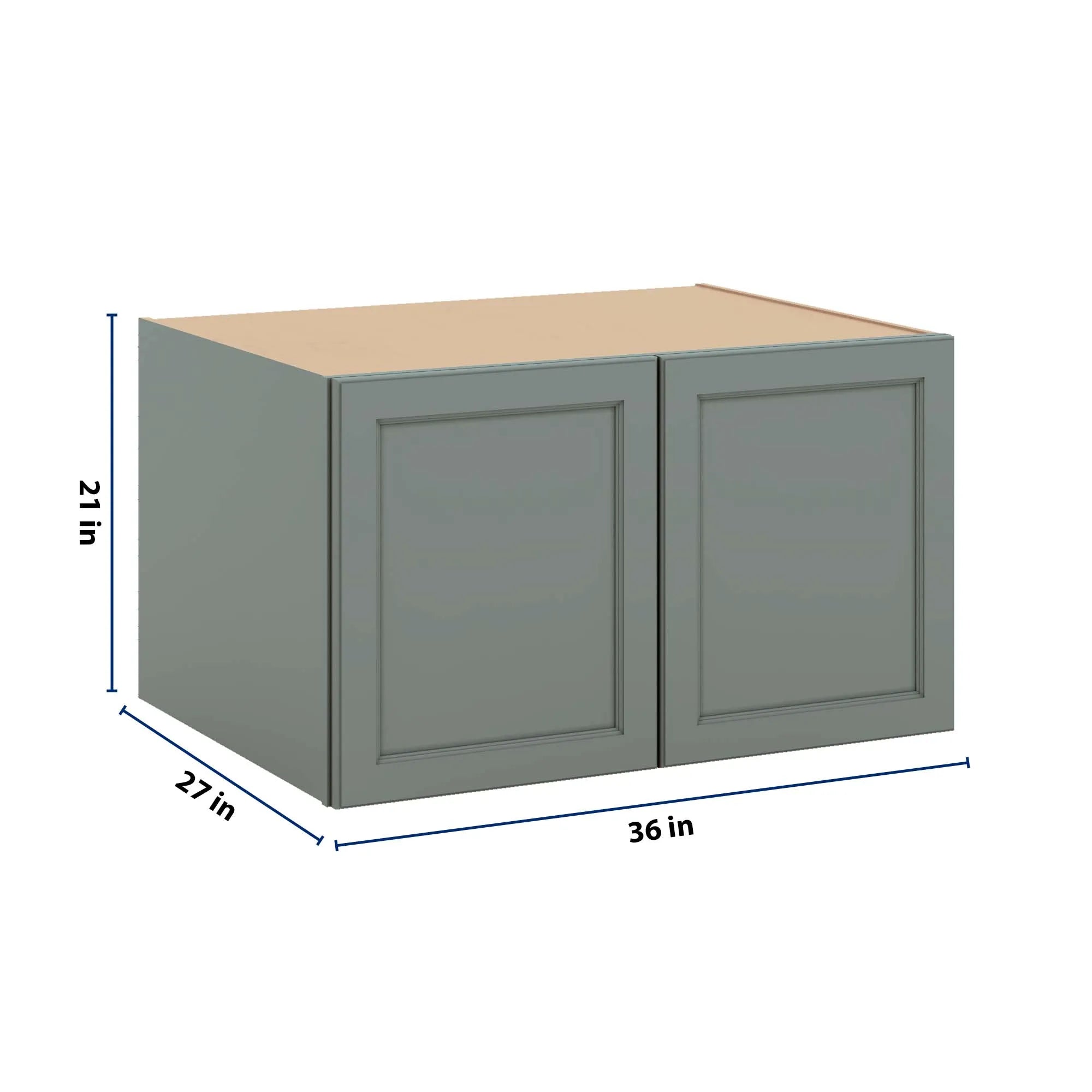 J&K Sage E3 Refrigerator Wall Cabinet - 36" W x 21" H x 27" D