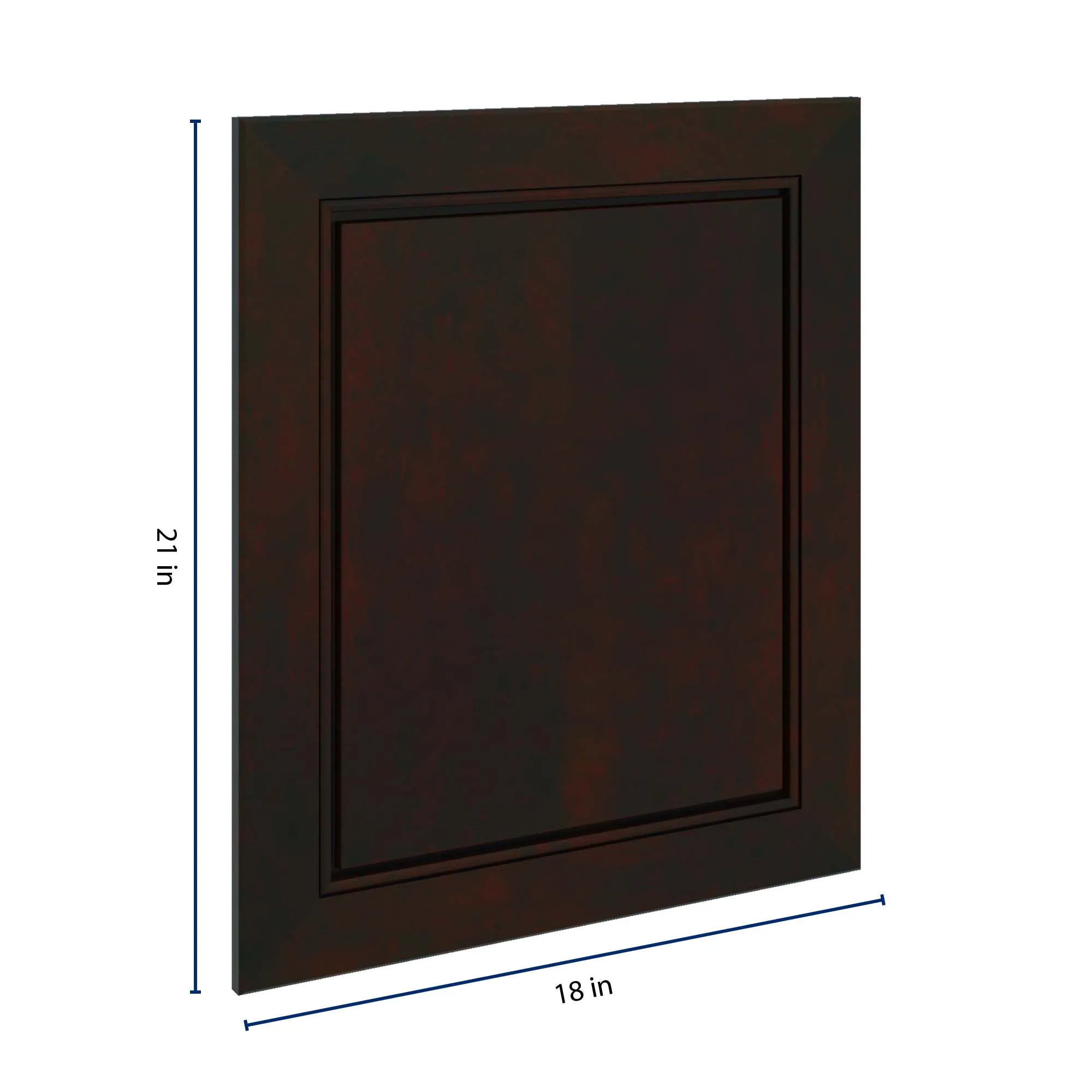 J&K Espresso K8 Dummy Door Panel 18" W x 21" H