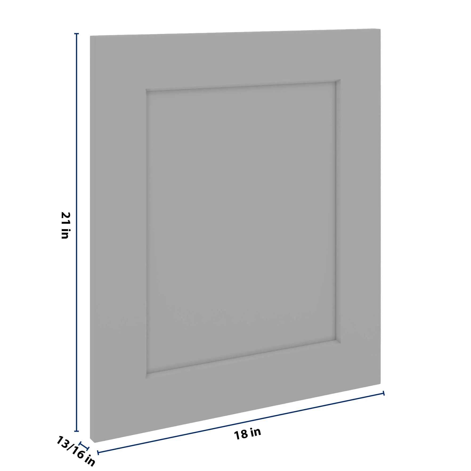 J&K Castle Grey S5 Dummy Door Panel 18" W x 21" H