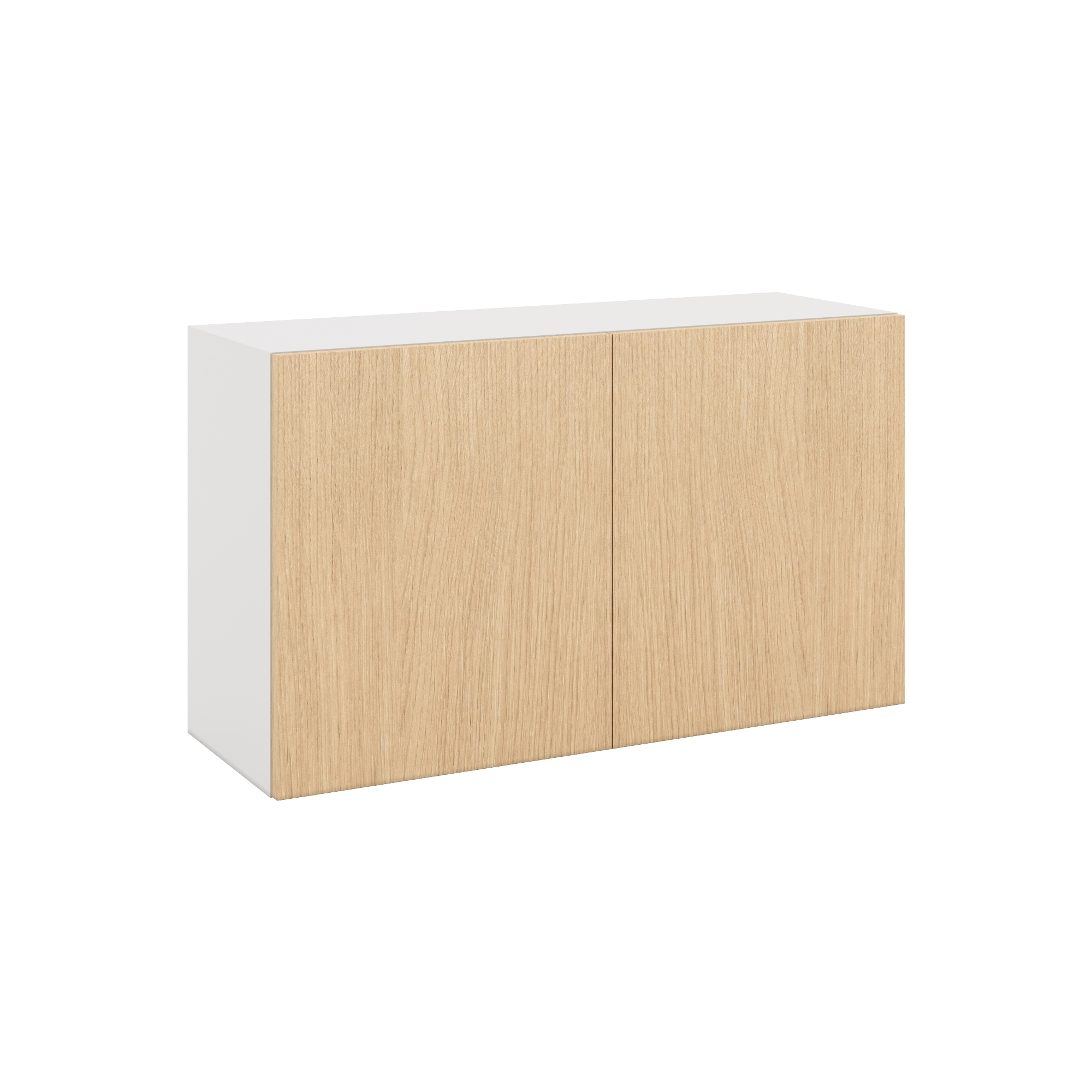 Modernform Cabinet Natural Oak 36" W X 21" H X 12" D Double Door Wall Cabinet