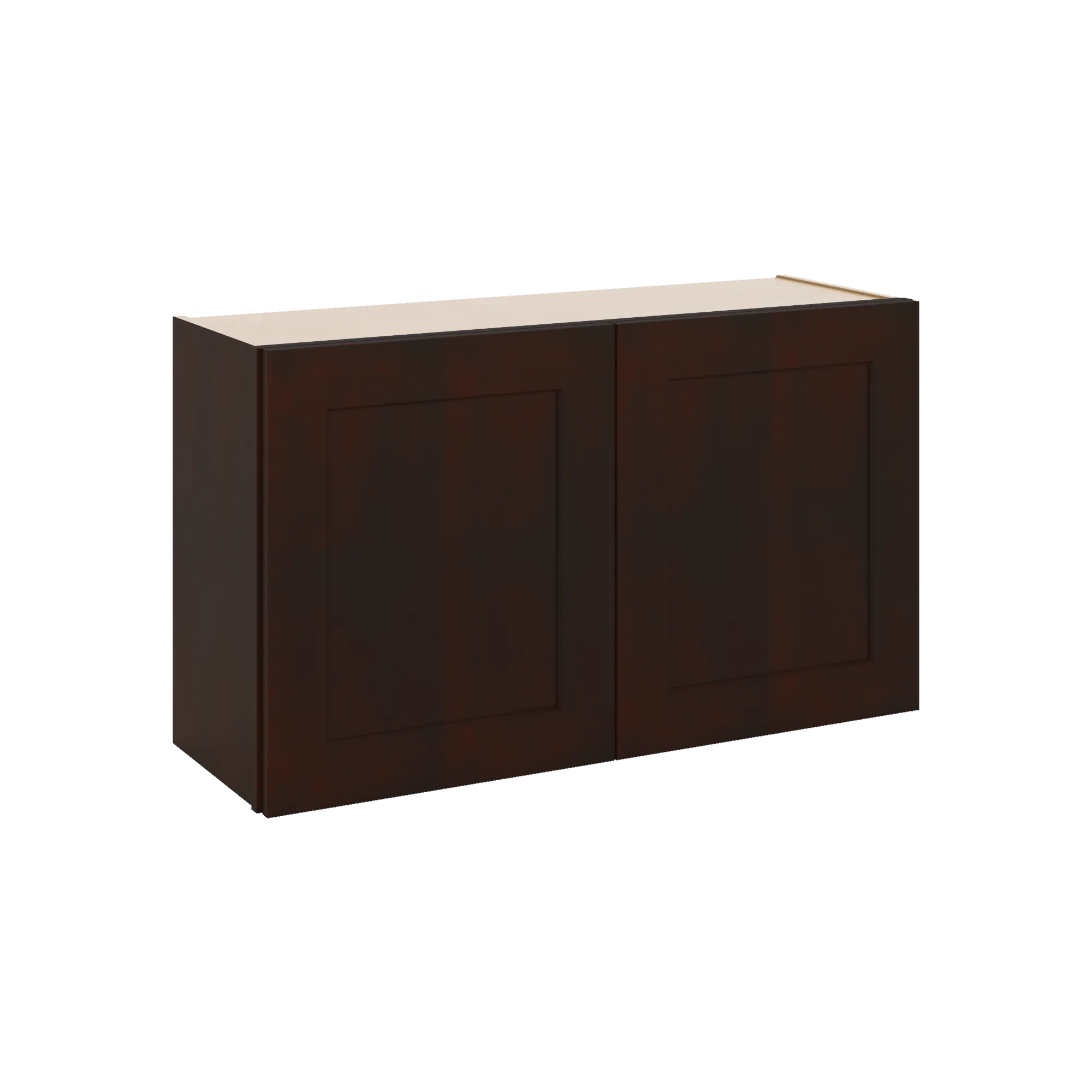 J&K Java Coffee S1 Double Door Wall Cabinet - 36" W x 21" H