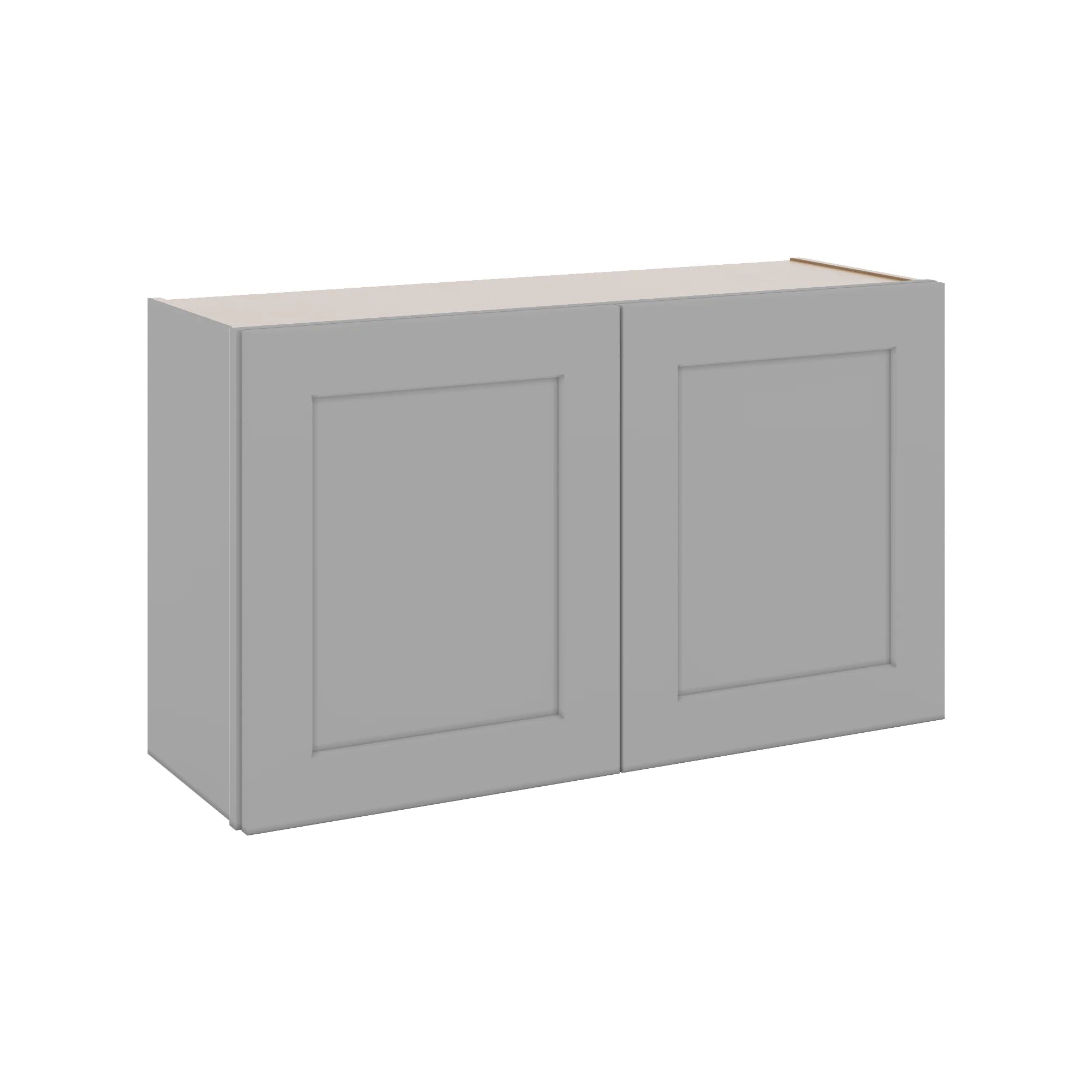J&K Castle Grey S5 Double Door Wall Cabinet - 36" W x 21" H