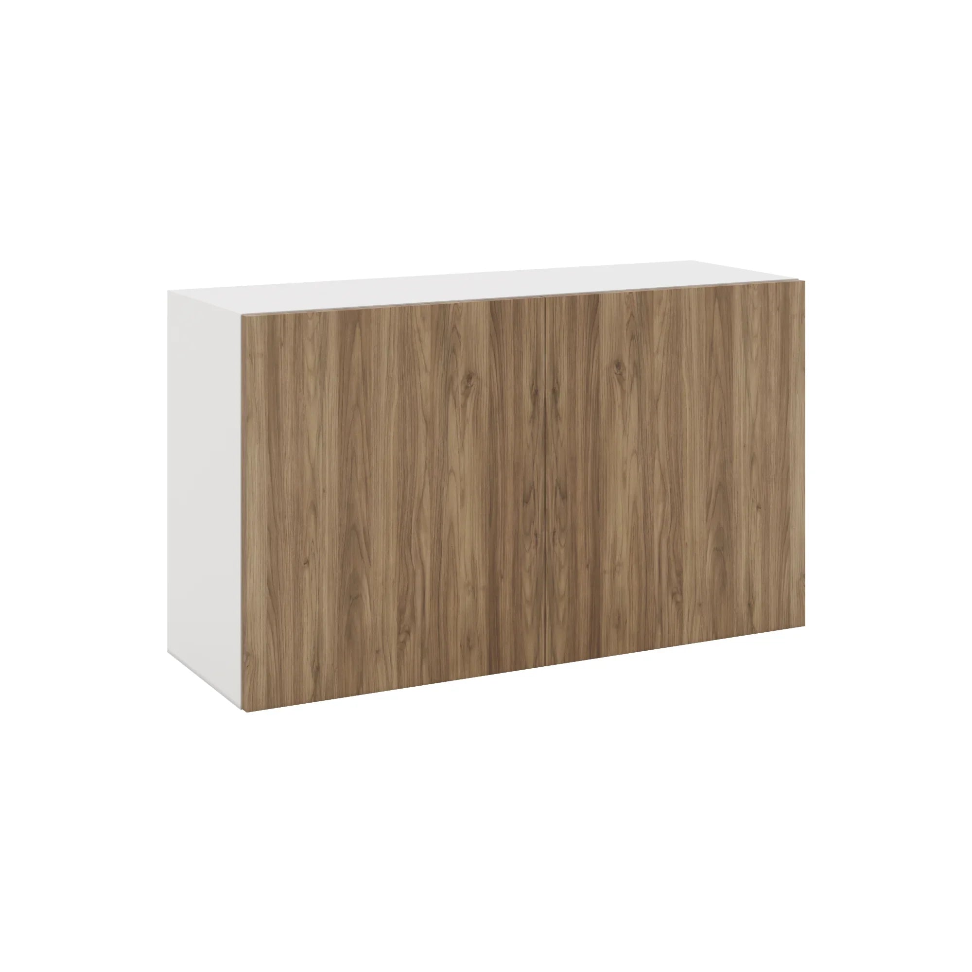 Modernform Cabinet Walnut 36" W X 21" H X 12" D Double Door Wall Cabinet