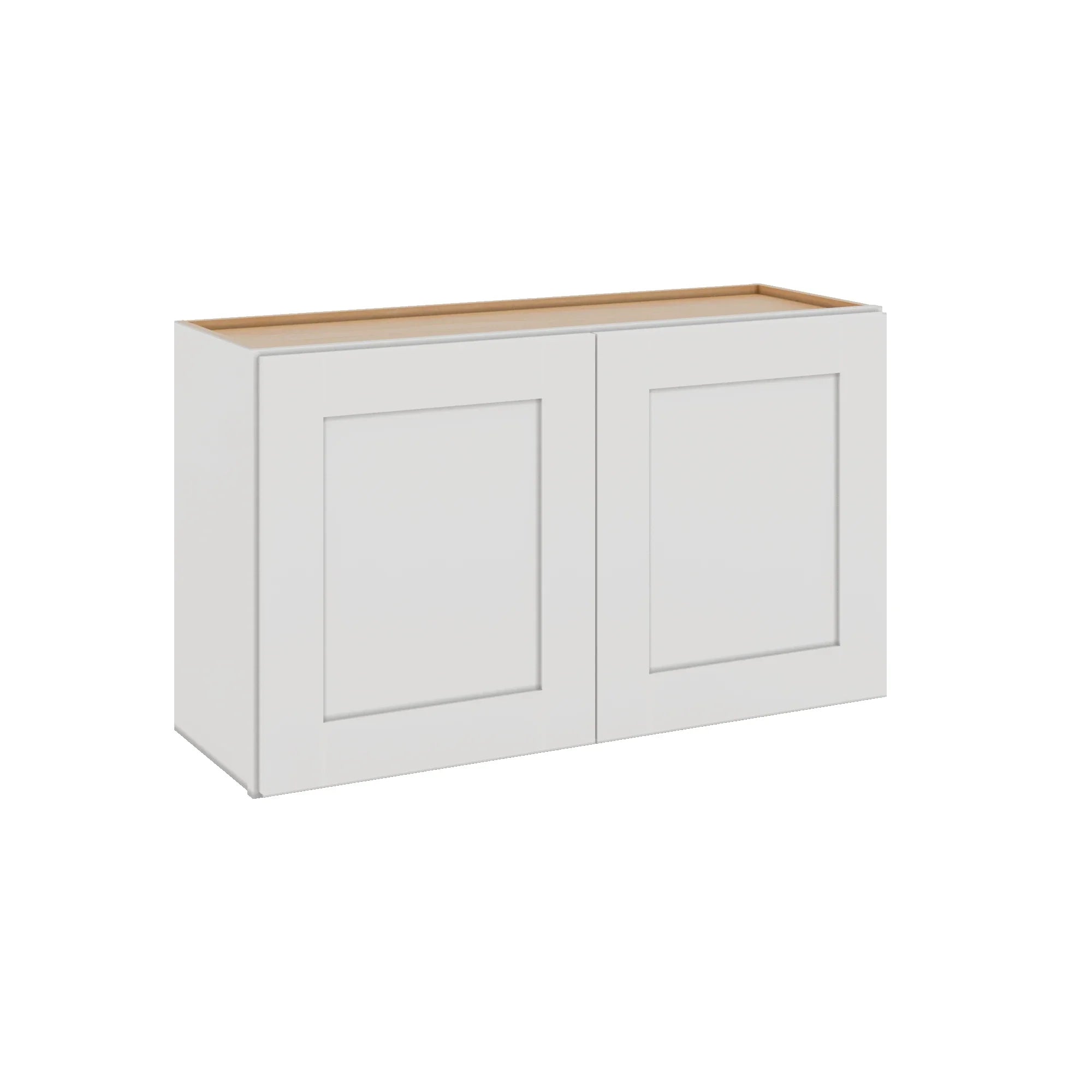 Modernform Cabinet White Shaker 36" W X 21" H X 12" D Double Door Wall Cabinet
