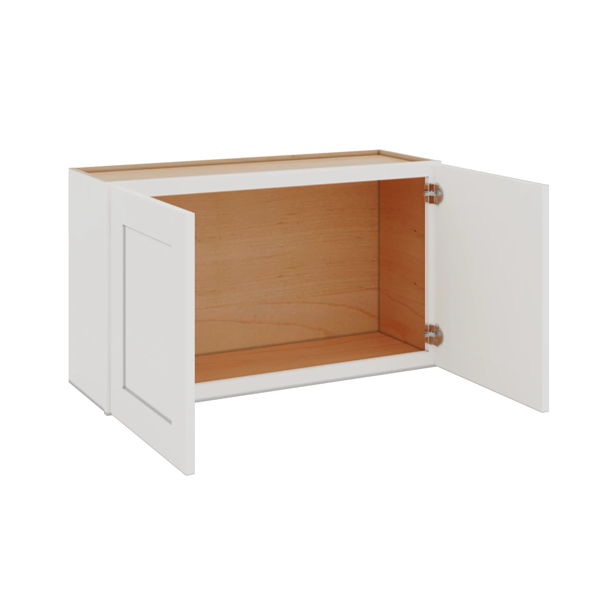 Modernform Cabinet White Shaker 36" W X 21" H X 12" D Double Door Wall Cabinet