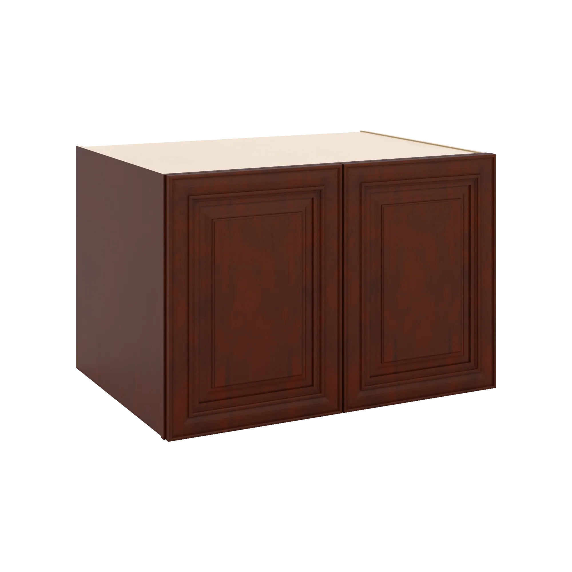 J&K Mahogany J5 Refrigerator Wall Cabinet - 36" W x 24" H x 27" D
