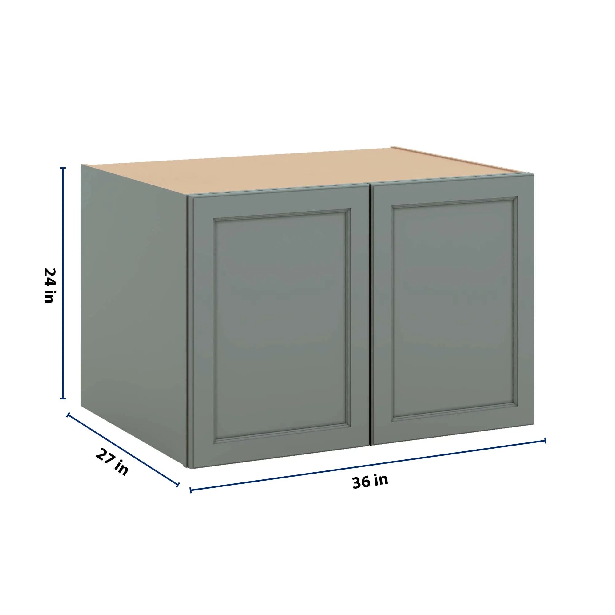 J&K Sage E3 Refrigerator Wall Cabinet - 36" W x 24" H x 27" D