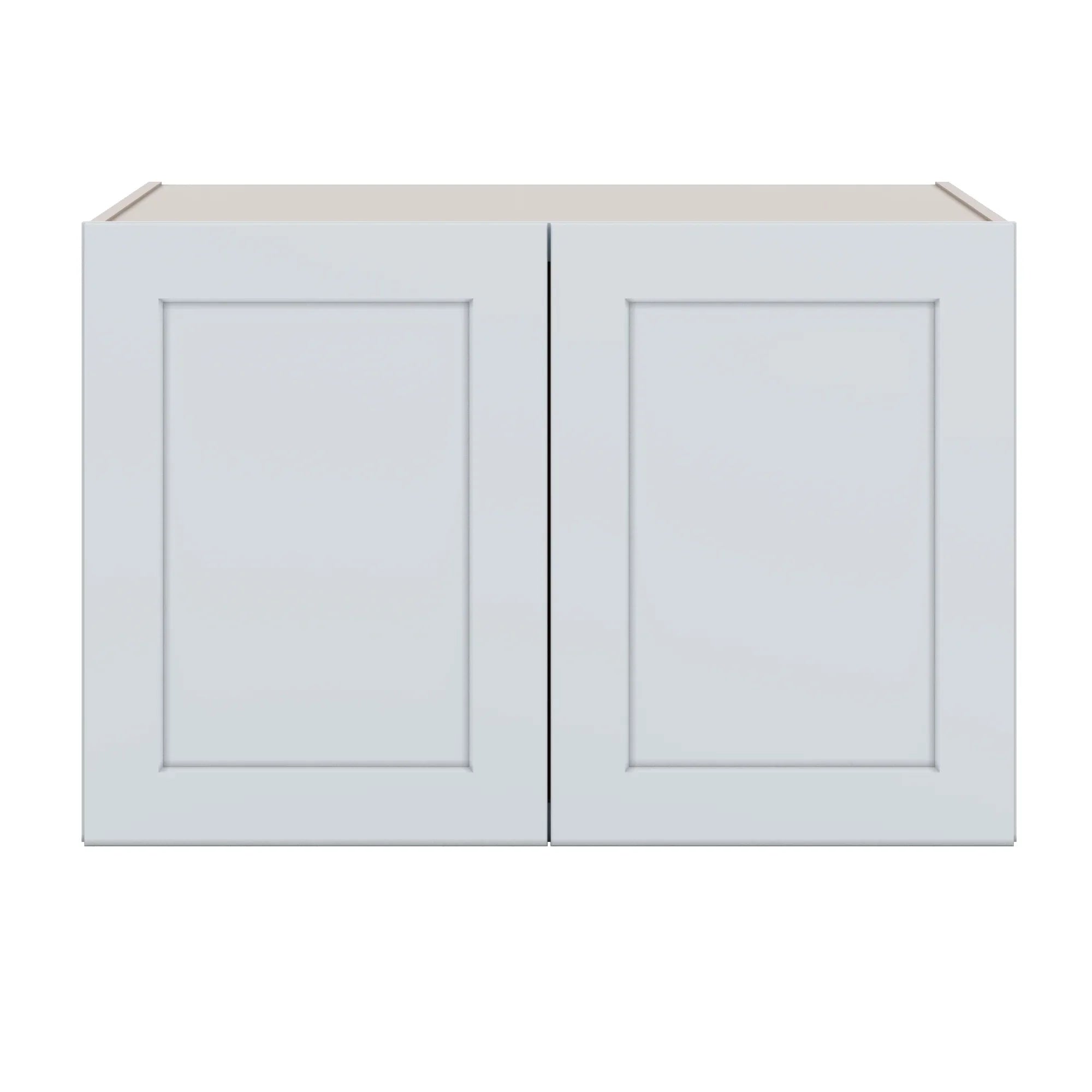 J&K White Shaker S8 Refrigerator Wall Cabinet   36" W x 24" H x 27" D