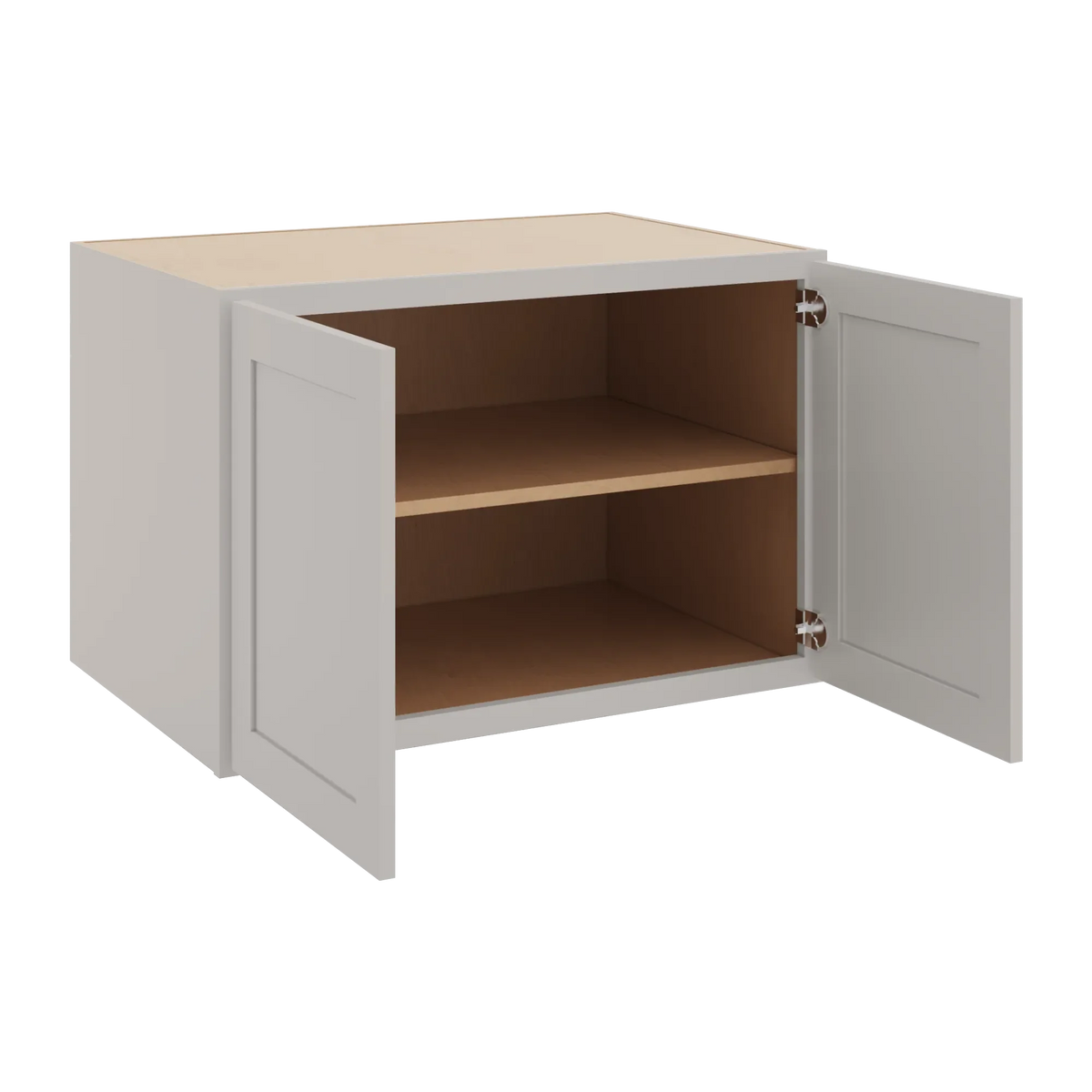 cnc luxor 5 piece misty grey 36 w x 24 h x 24 d double door wall cabinet