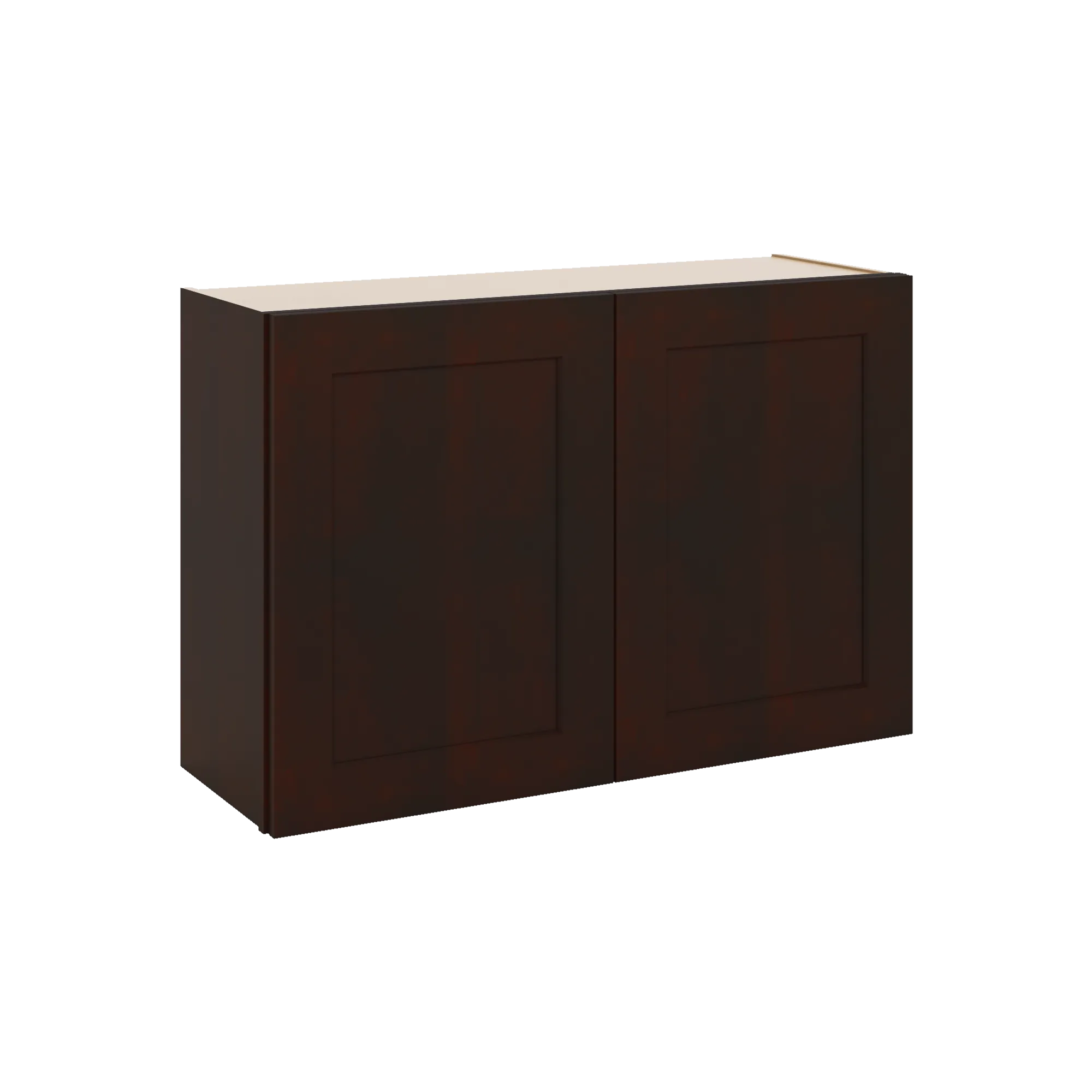 J&K Java Coffee S1 Double Door Wall Cabinet - 36" W x 24" H