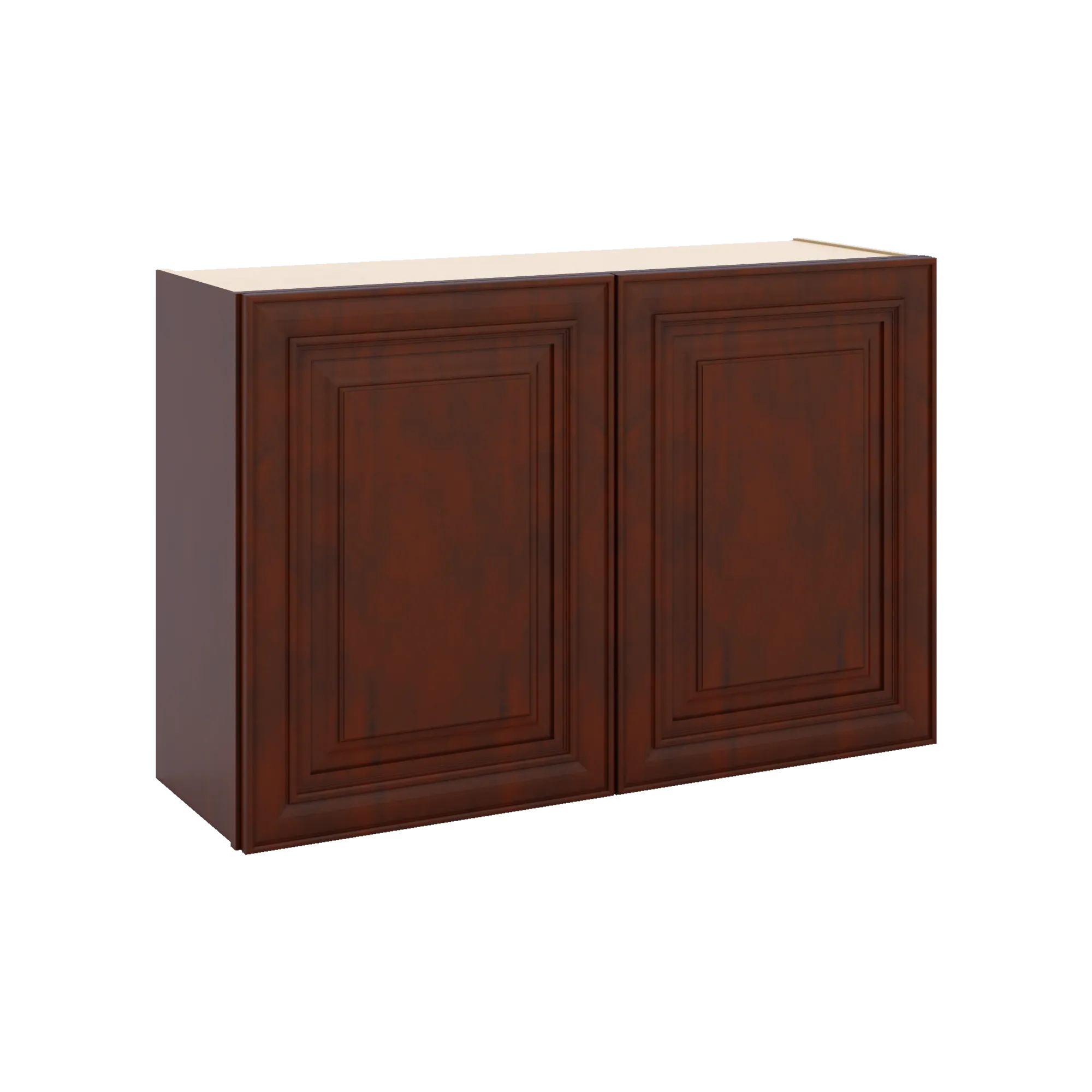 J&K Mahogany J5 Double Door Wall Cabinet - 36" W x 24" H