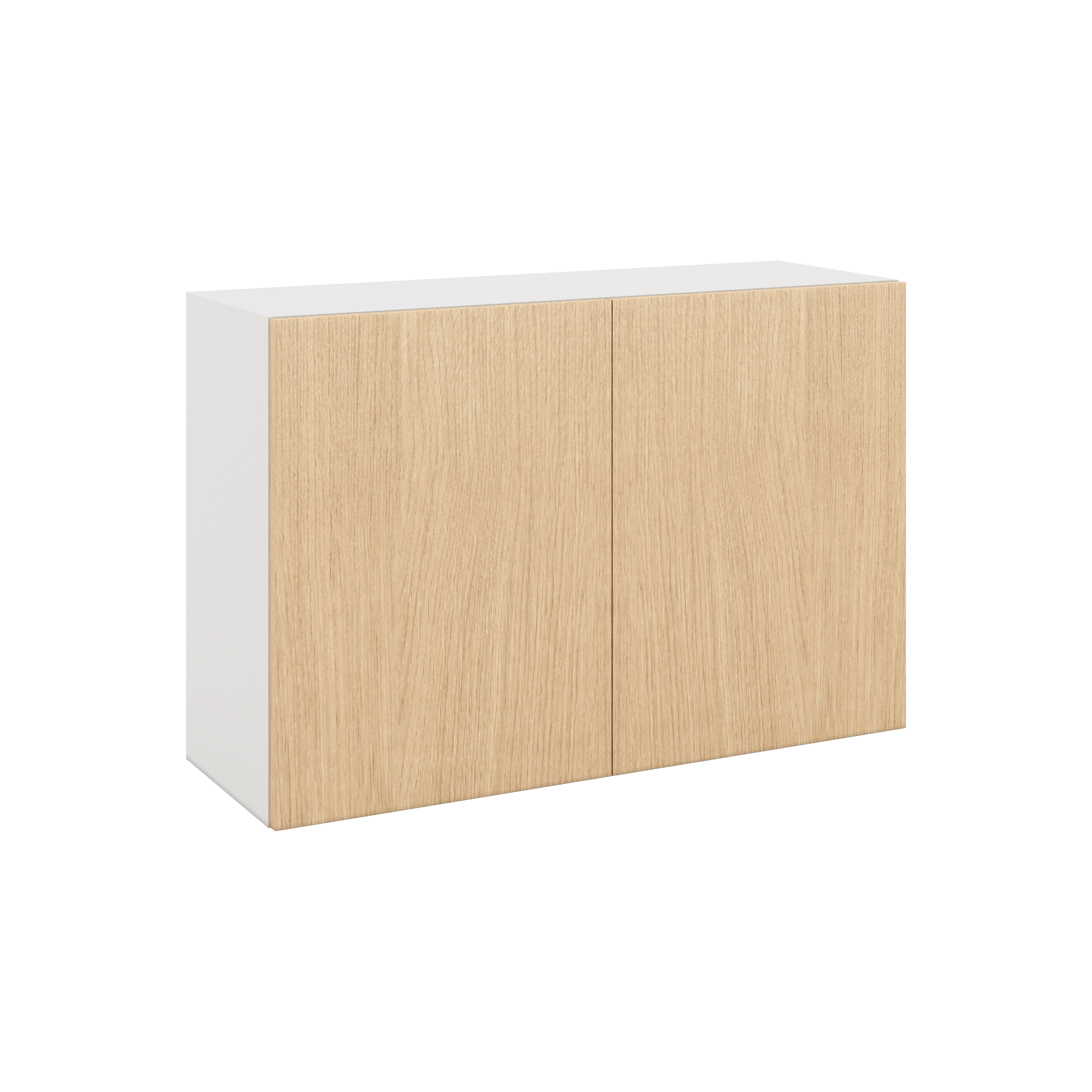 Modernform Cabinet Natural Oak 36" W X 24" H X 12" D Double Door Wall Cabinet
