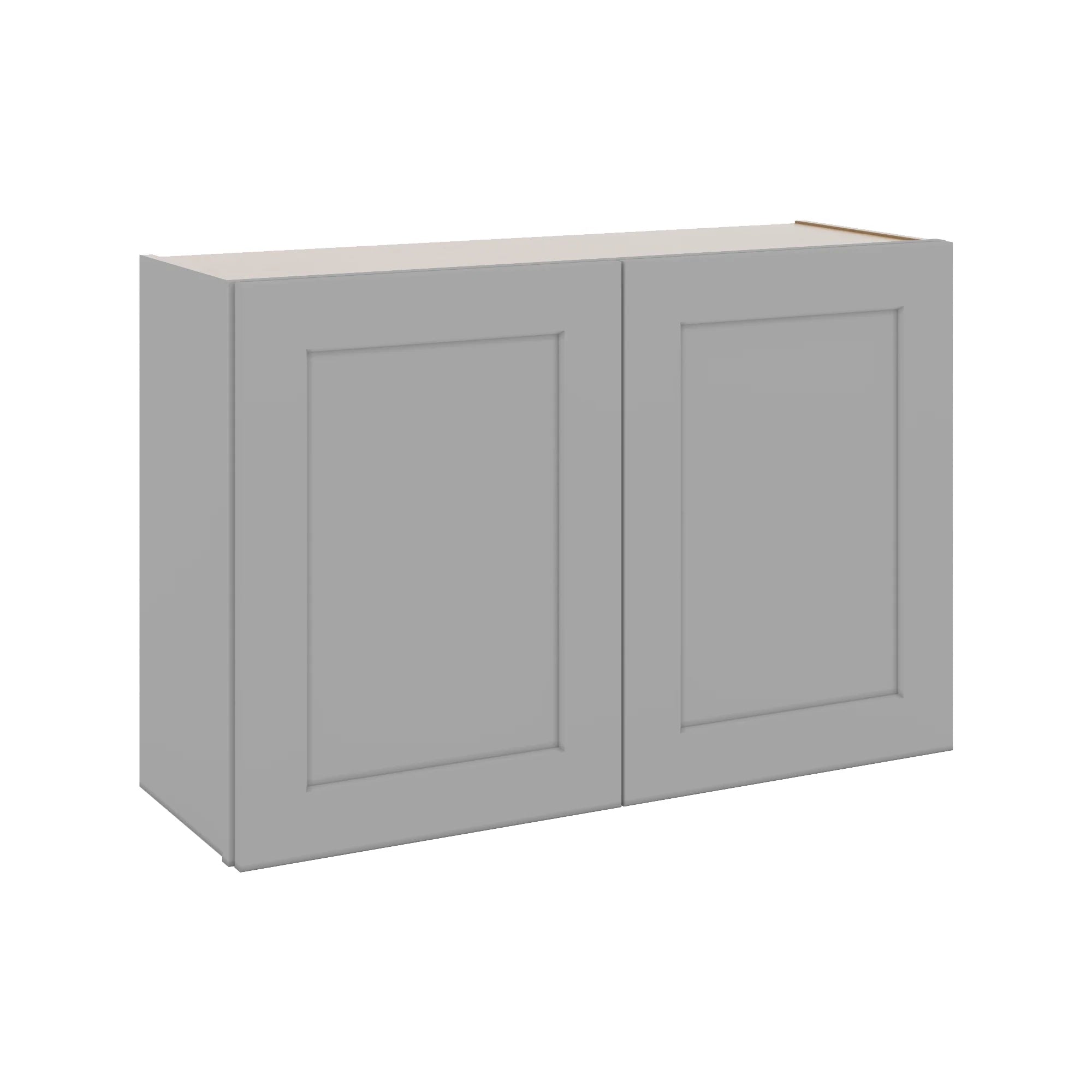 J&K Castle Grey S5 Double Door Wall Cabinet - 36" W x 24" H
