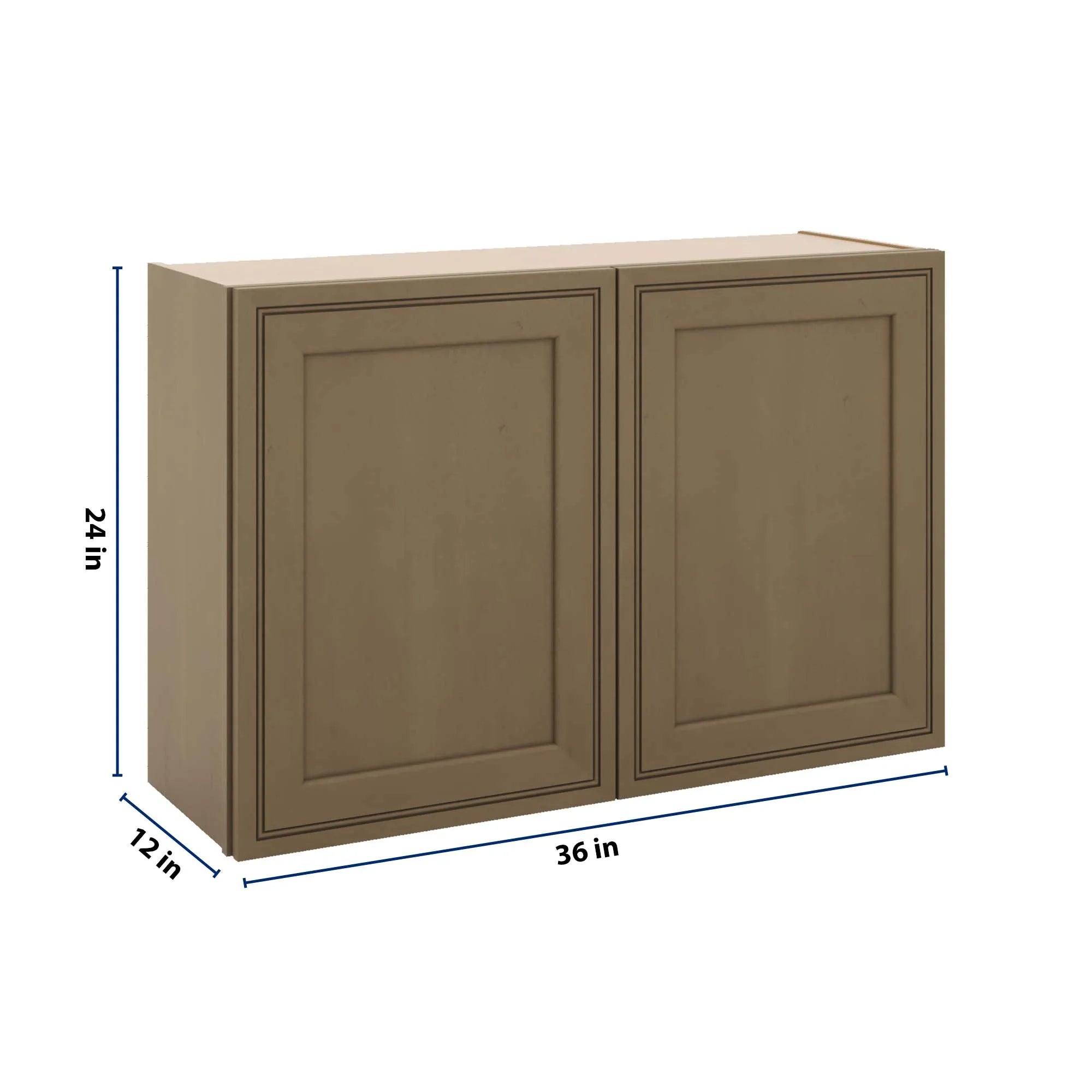 J&K Hazel H8 Double Door Wall Cabinet - 36" W x 24" H