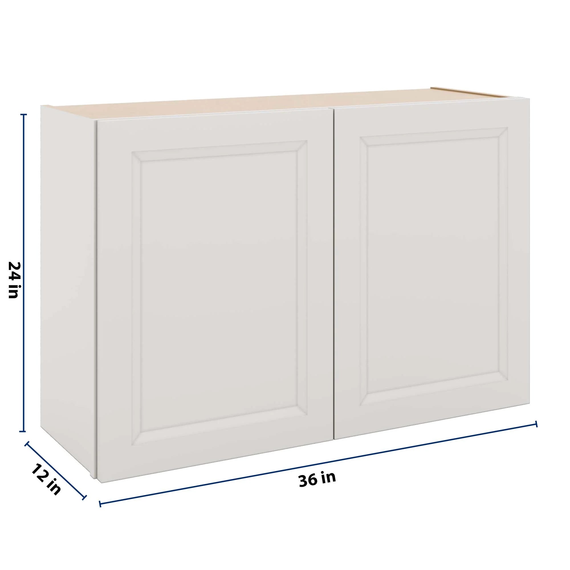 J&K Pure B5 Double Door Wall Cabinet - 36" W x 24" H