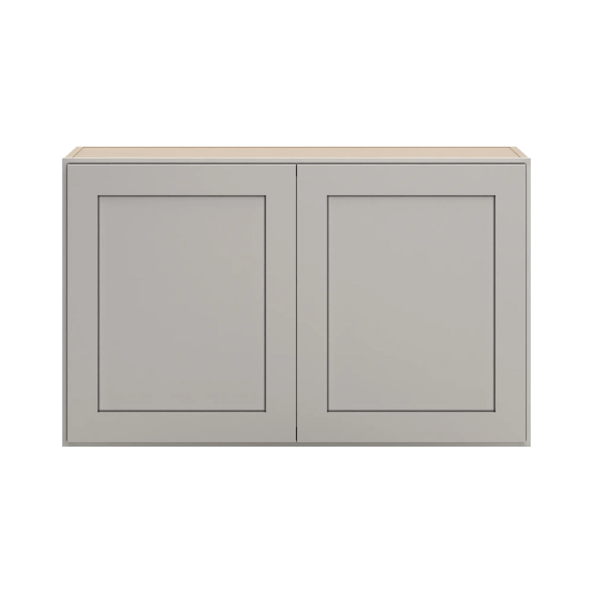 cnc luxor 5 piece misty grey 36 w x 24 h double door wall cabinet