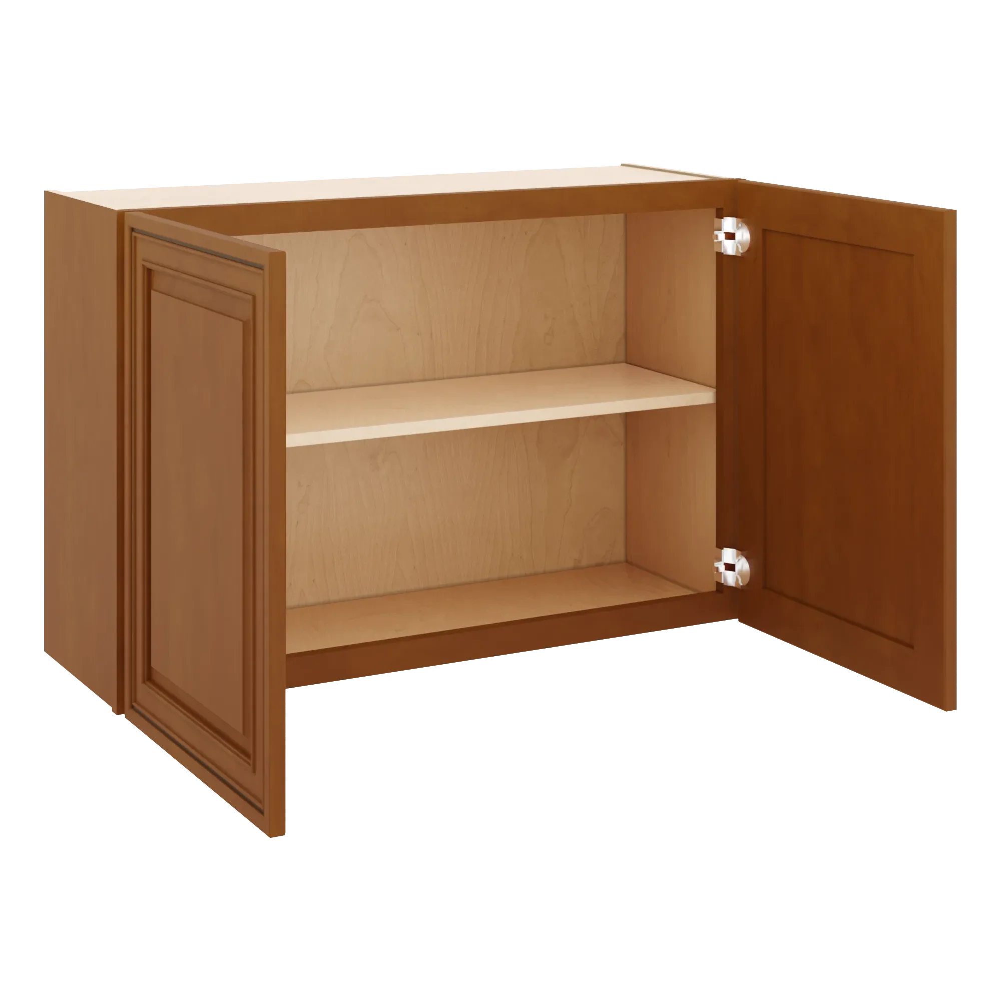 j k mocha glazed k10 double door wall cabinet 36 w x 24 h