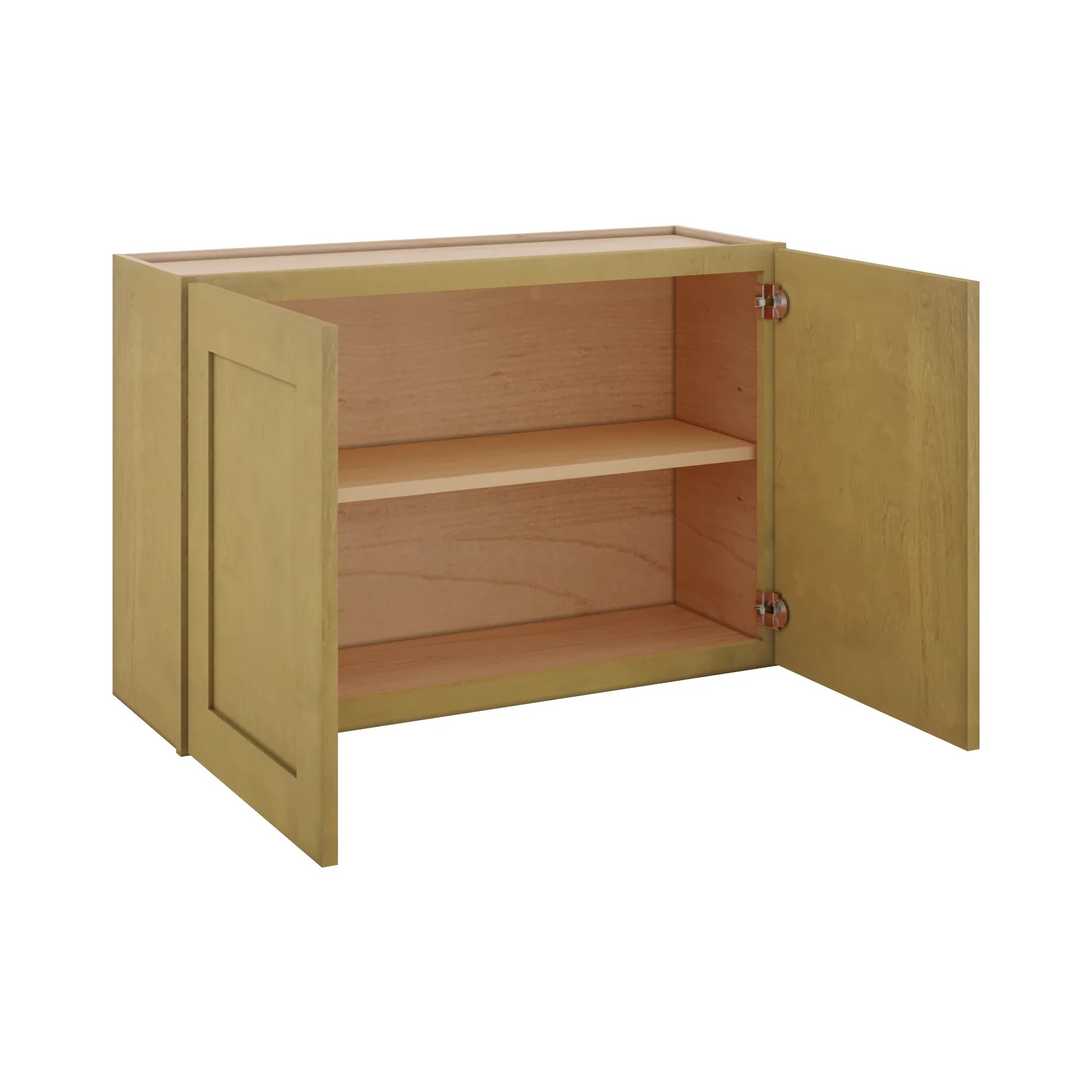 Modernform Cabinet Natural Shaker 36" W X 24" H X 12" D Double Door Wall Cabinet