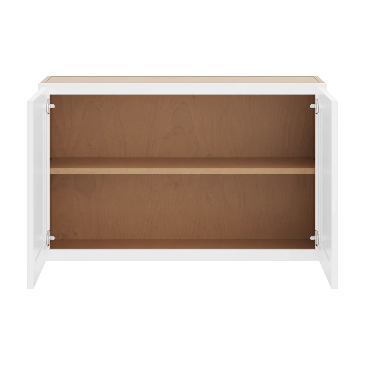 cnc luxor white 36 w x 24 h double door wall cabinet