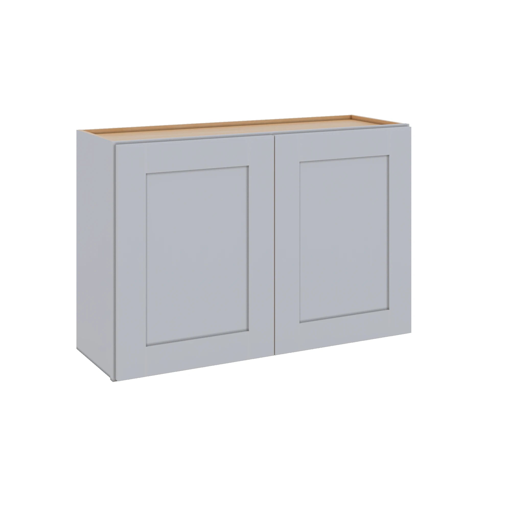 Modernform Cabinet Grey Shaker 36" W X 24" H X 12" D Double Door Wall Cabinet