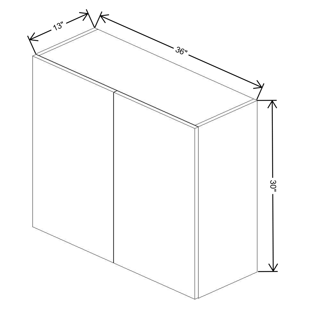 Fabuwood Illume Catalina Olmo 3 30" High Wall