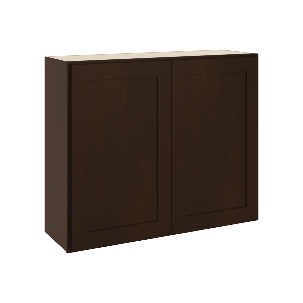 CNC Luxor 5-Piece Espresso 36" W X 30" H Double Door Wall Cabinet