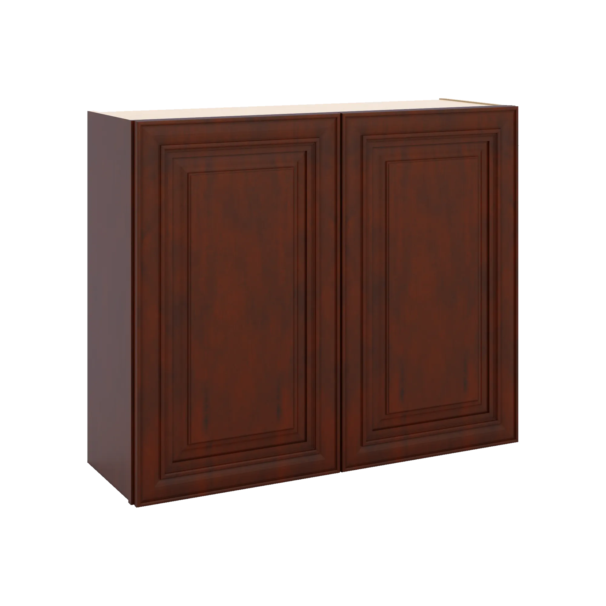 J&K Mahogany J5 Double Door Wall Cabinet - 36" W x 30" H