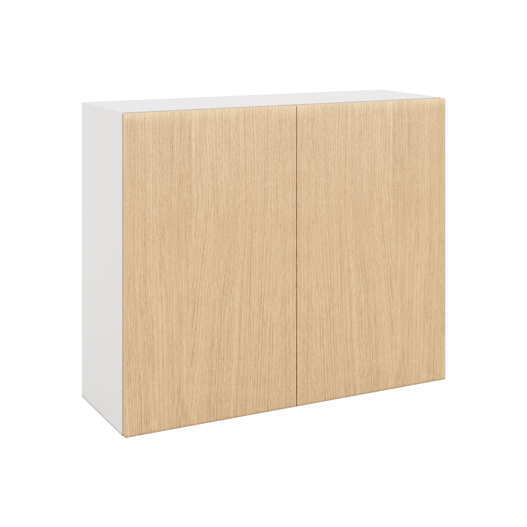 Modernform Cabinet Natural Oak 36" W X 30" H X 12" D Double Door Wall Cabinet