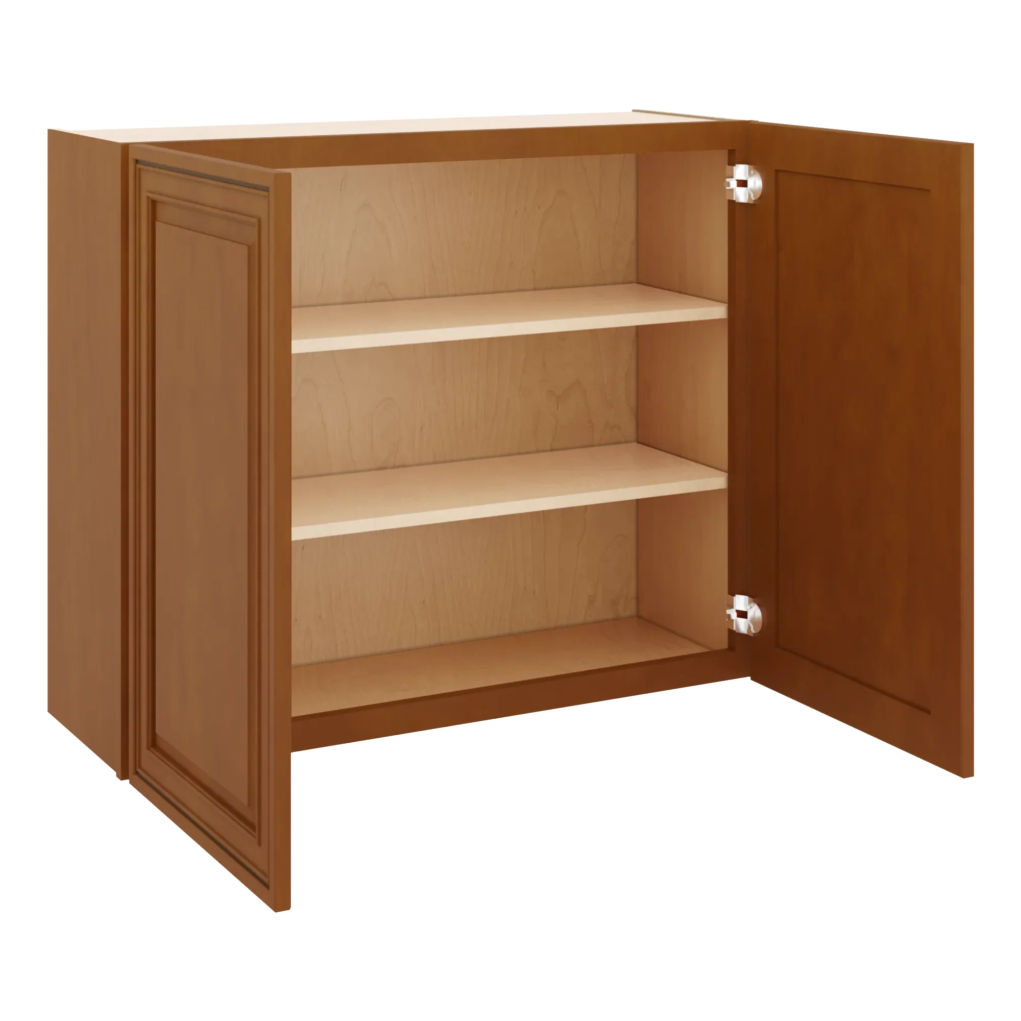 j k mocha glazed k10 double door wall cabinet 36 w x 30 h