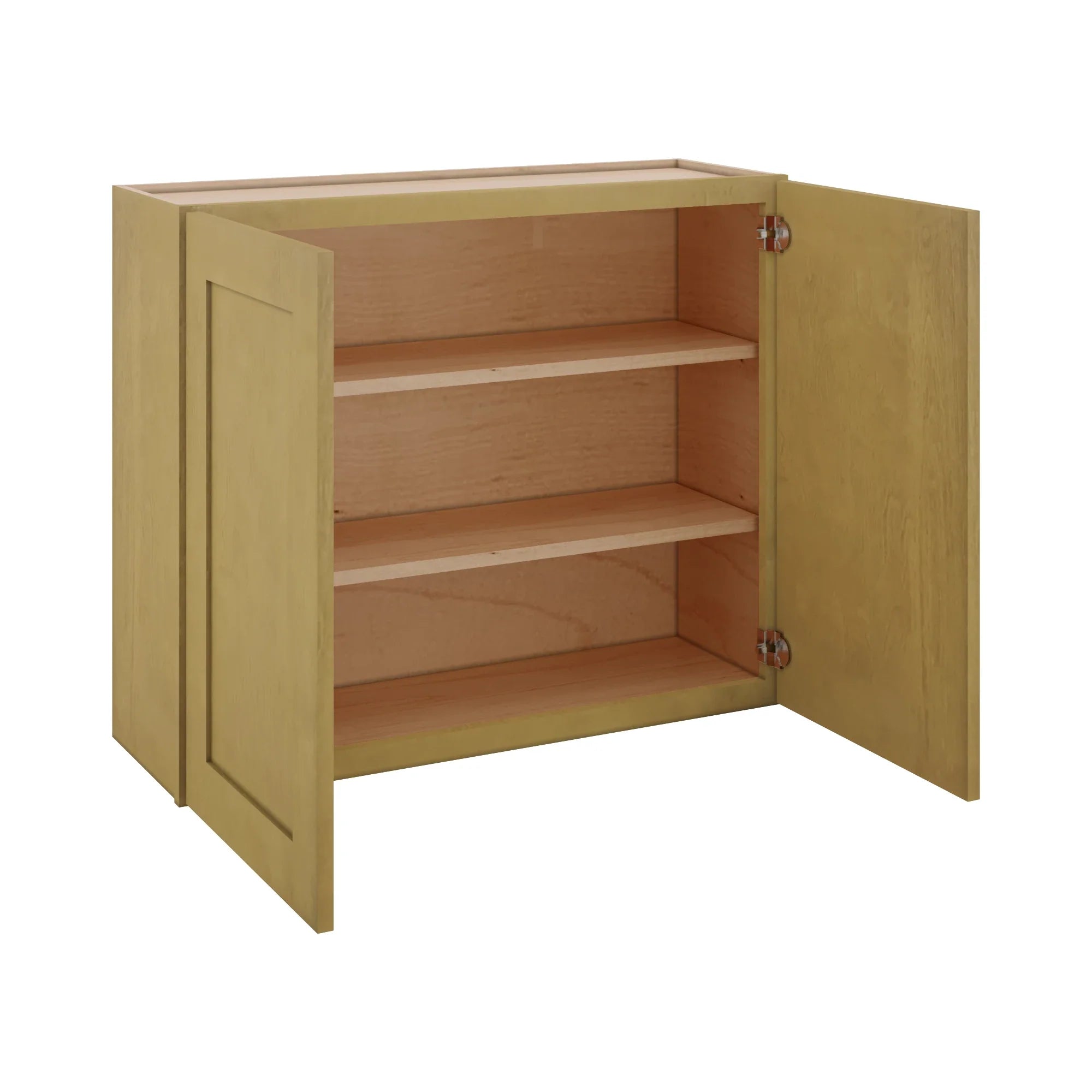 Modernform Cabinet Natural Shaker 36" W X 30" H X 12" D Double Door Wall Cabinet