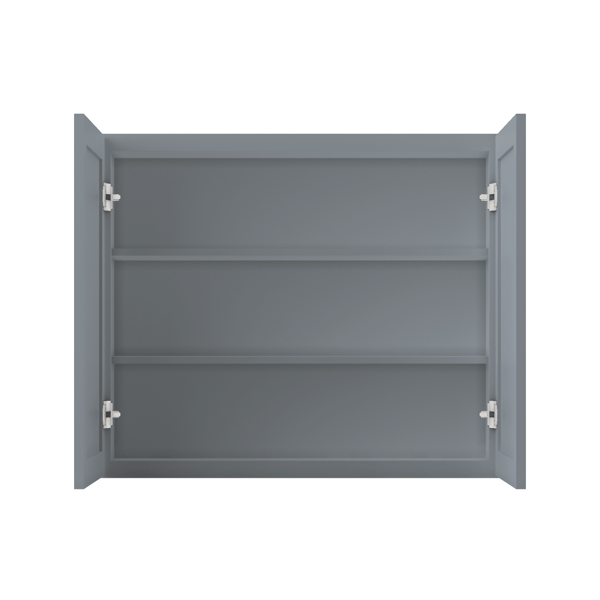 Wall Kitchen Cabinet W3630 Colonial Gray LessCare 36 in. width 30 in. height 12 in. depth