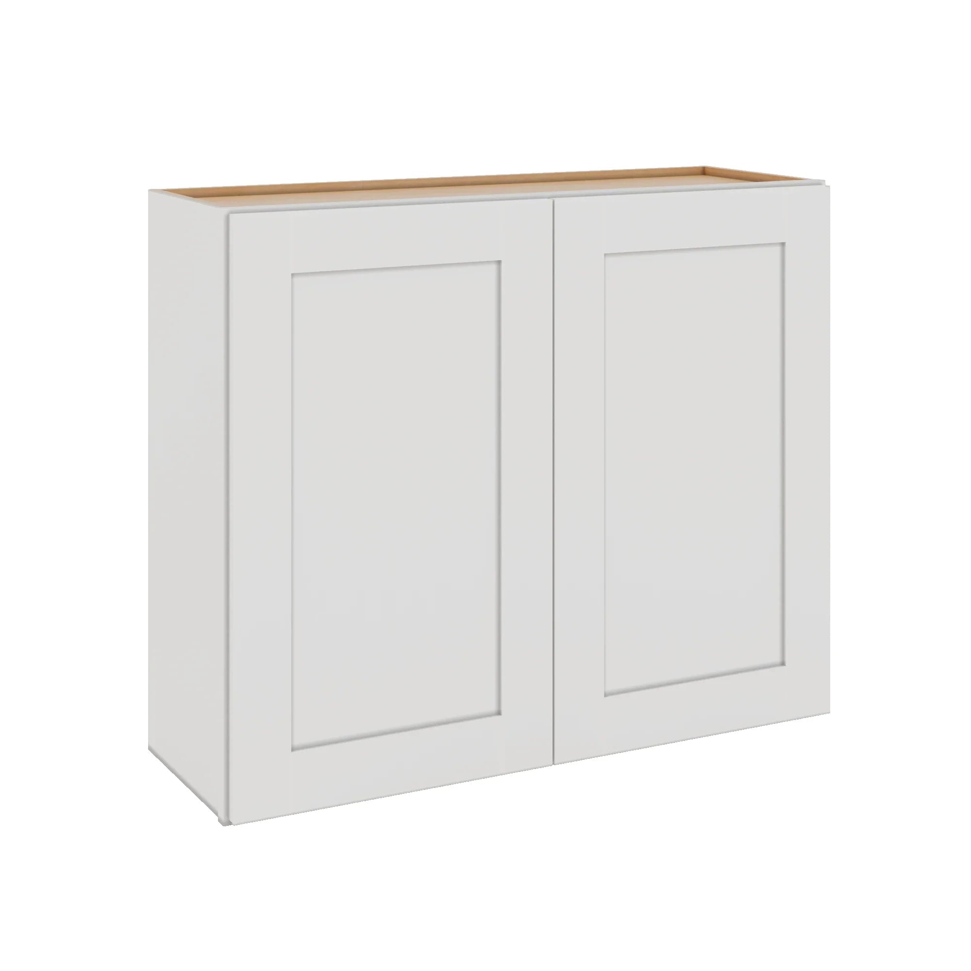 Modernform Cabinet White Shaker 36" W X 30" H X 12" D Double Door Wall Cabinet