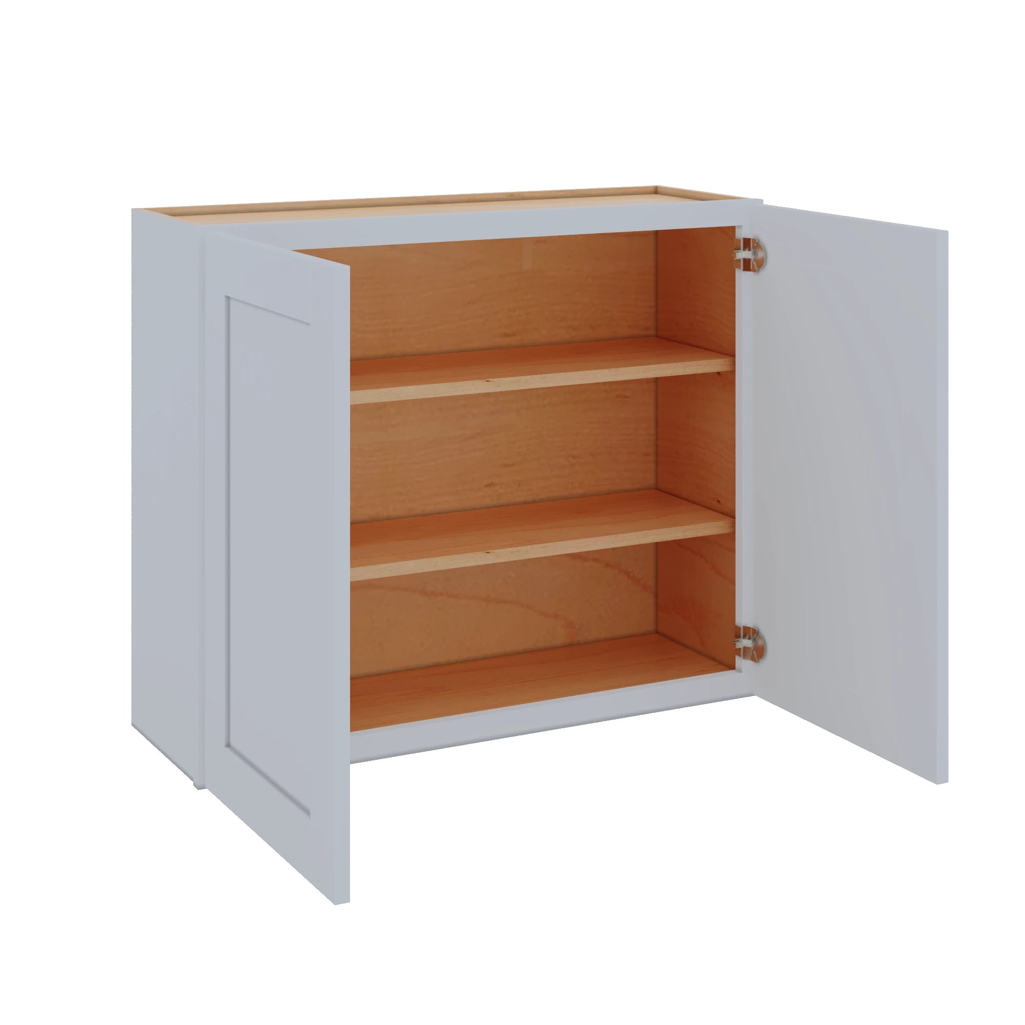 Modernform Cabinet Grey Shaker 36" W X 30" H X 12" D Double Door Wall Cabinet