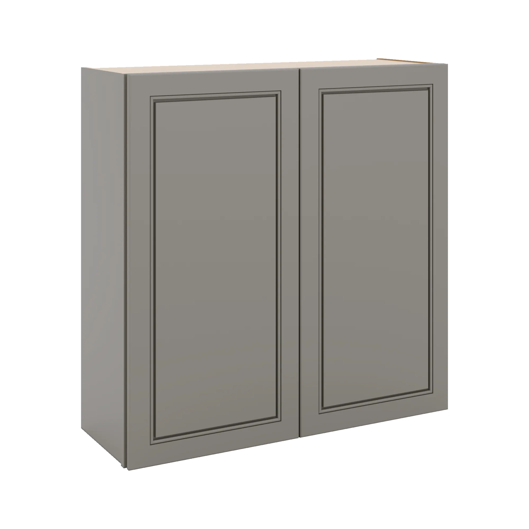 J&K Greige K3 Double Door Wall Cabinet - 36" W x 36" H