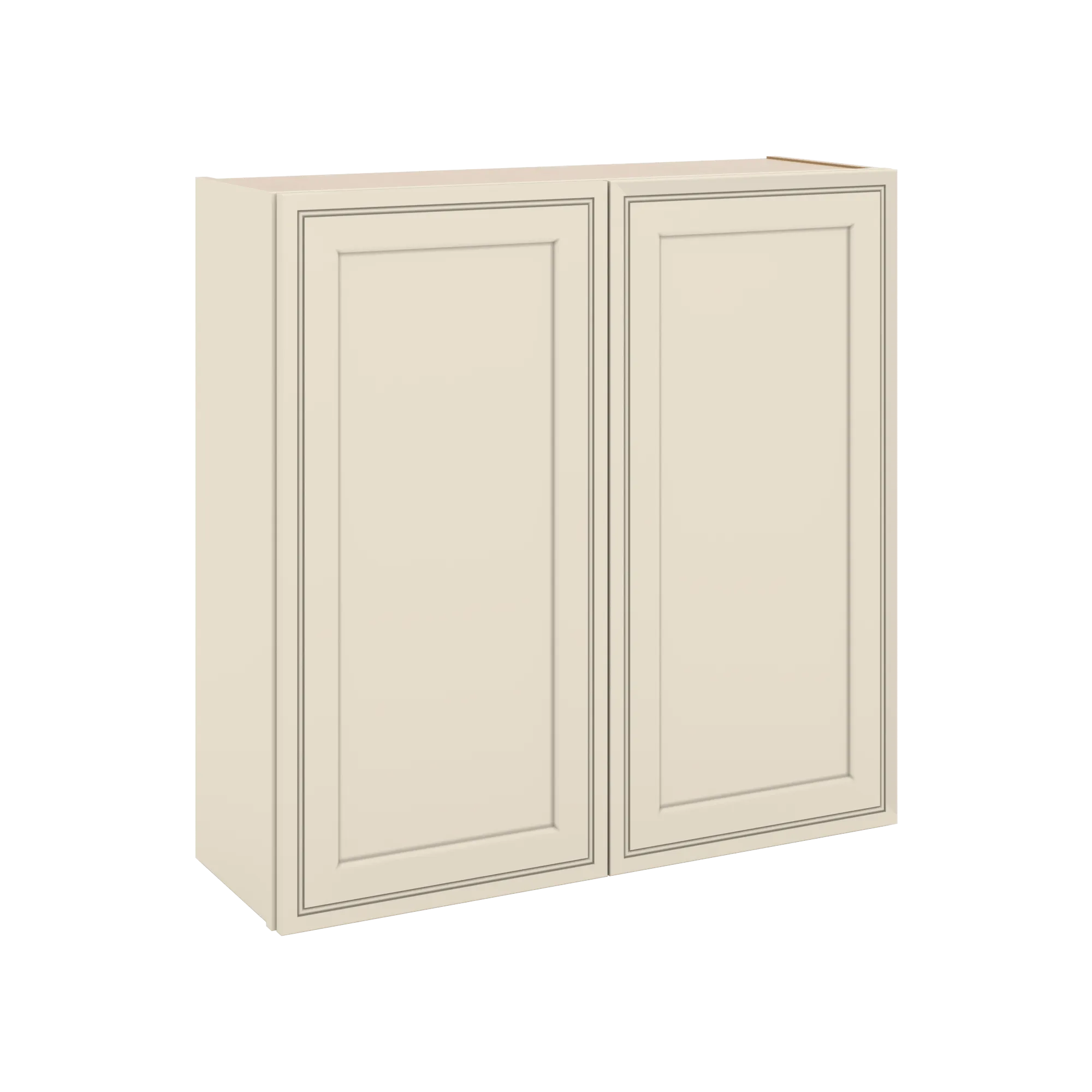 J&K Pearl Glazed H9 Double Door Wall Cabinet - 36" W x 36" H