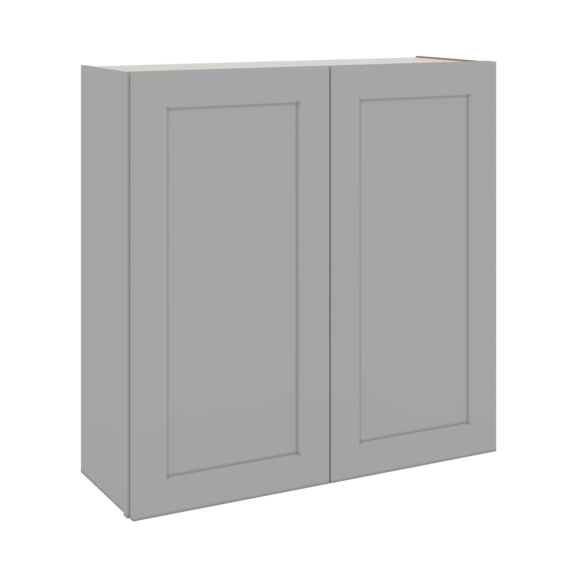J&K Castle Grey S5 Double Door Wall Cabinet - 36" W x 36" H