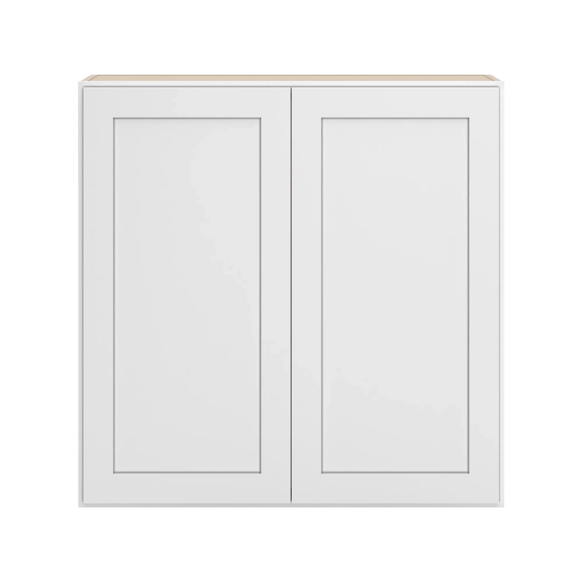 cnc luxor white 36 w x 36 h double door wall cabinet