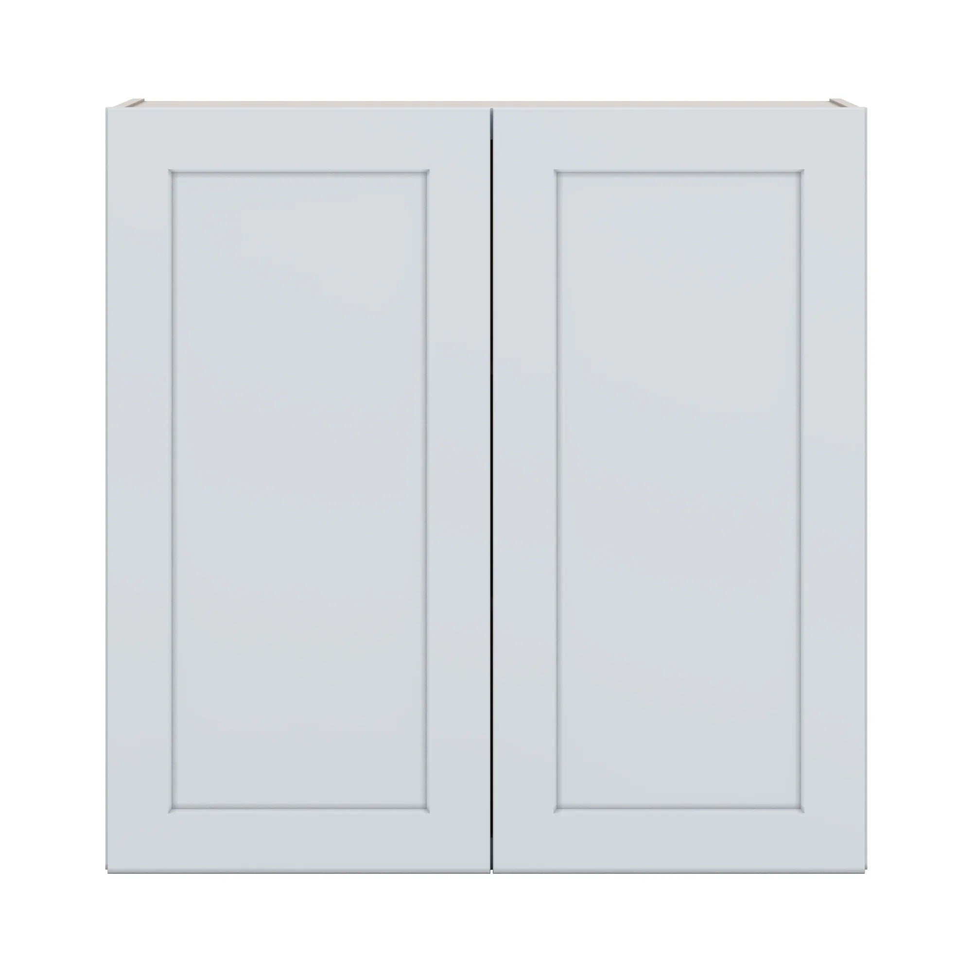 J&K White Shaker S8 Double Door Wall Cabinet   36" W x 36" H
