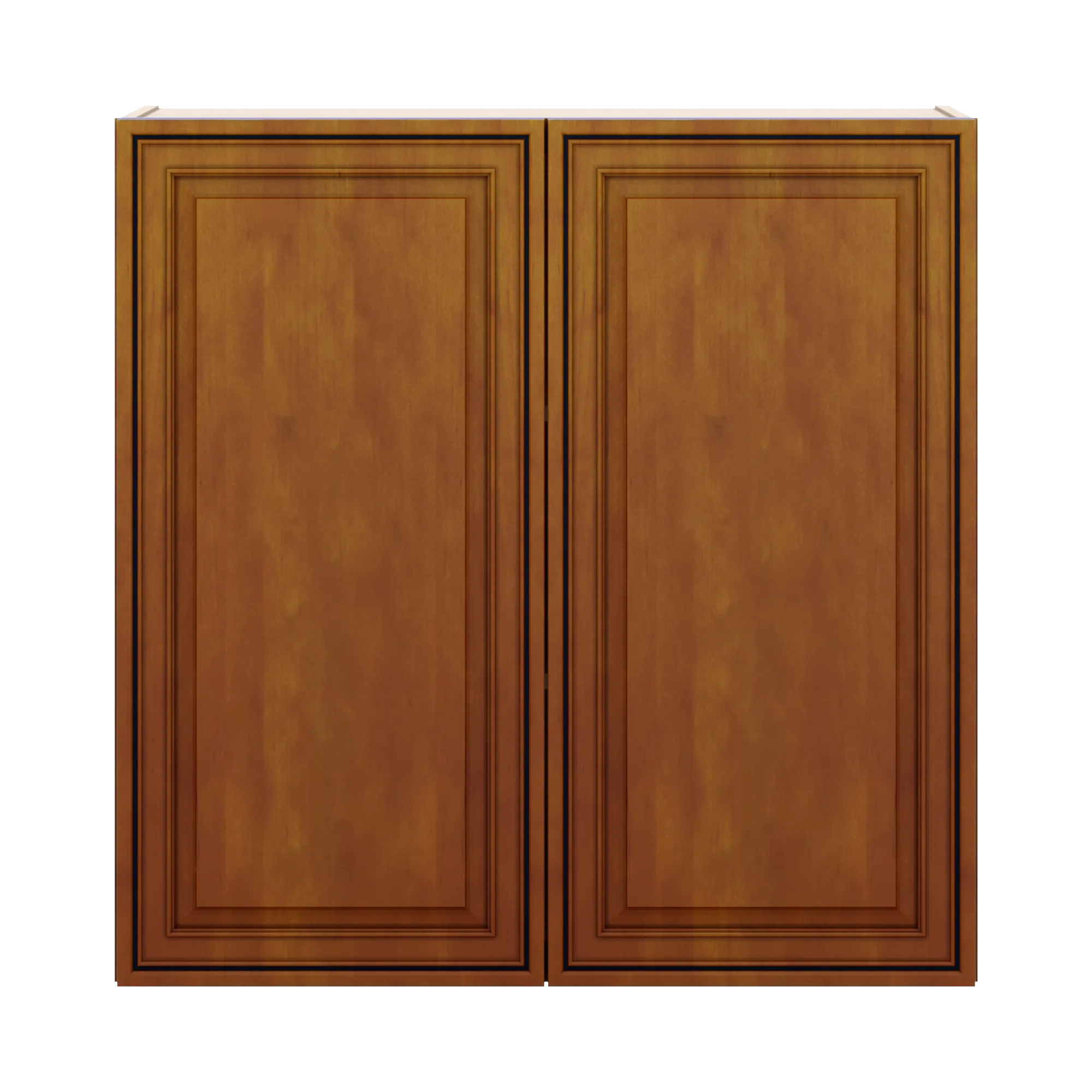 j k mocha glazed k10 double door wall cabinet 36 w x 36 h