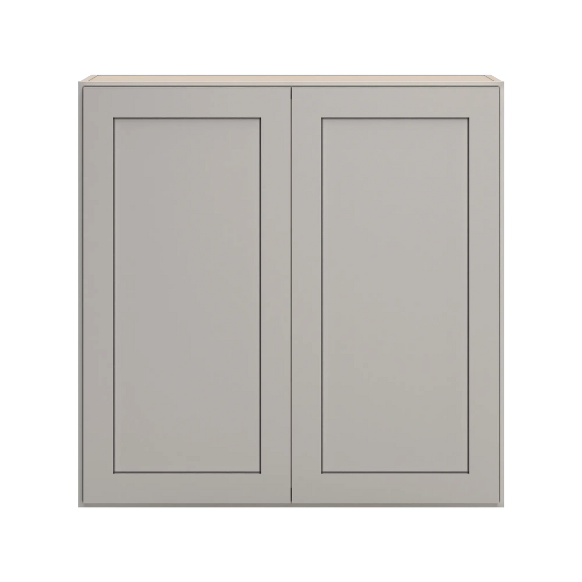 cnc luxor 5 piece misty grey 36 w x 36 h double door wall cabinet