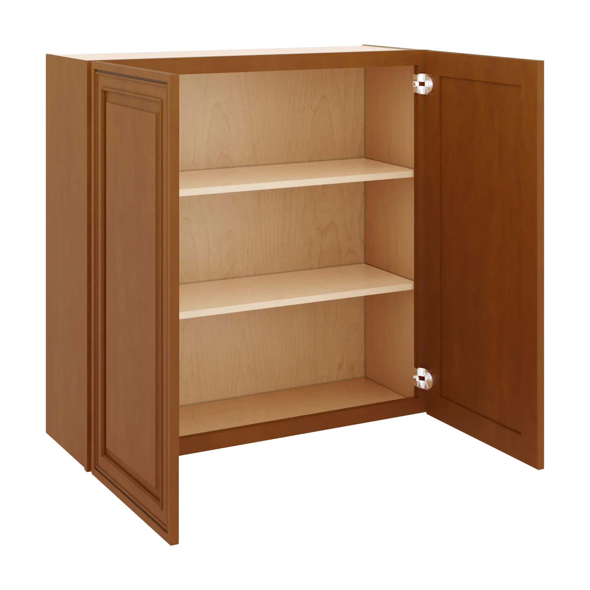 j k mocha glazed k10 double door wall cabinet 36 w x 36 h